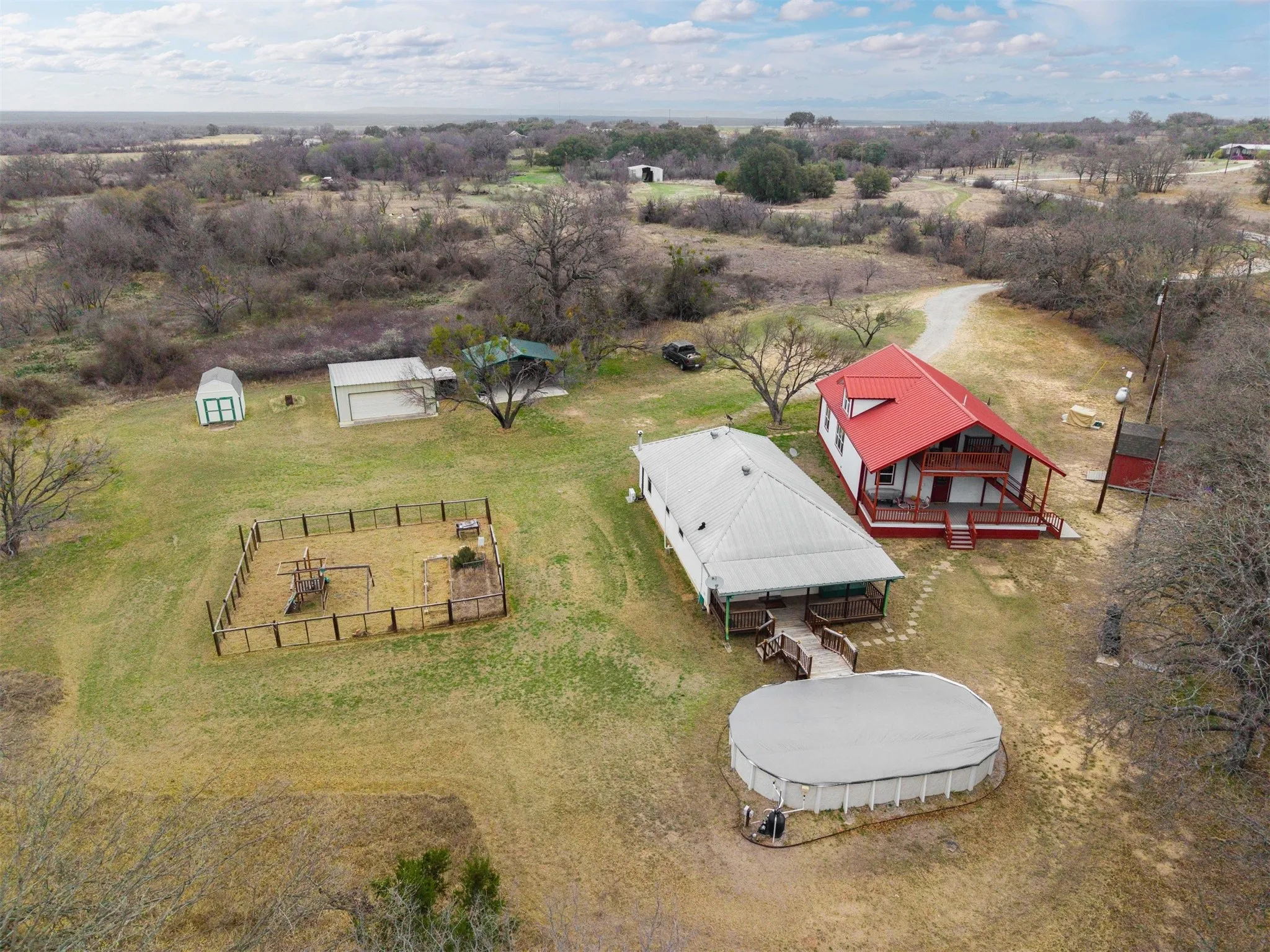 TWO HOMES | 3,197 SF COMBINED | 5 BEDROOMS | 3.5 BATHS | 16.9 ACRES