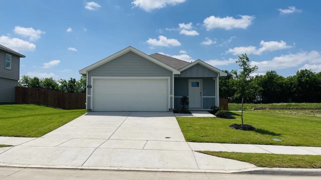 Single Family Residence For Sale in Tarrant County , 4105 WOODHILL BEND Drive, Fort Worth, Texas 76036, 3 Bedroom, 2 Bathroom, 2 Garage spaces, 1,434 Sqft, built in 2026, New Construction - Incomplete, mls#21199543, Real Estate Agent in Fort Worth, Homes For Sale in Tarrant county, Homes For Sale in Fort Worth, Realtor in Fort Worth Texas, Real Estate Brokerage Independent Realty Texas, Luminita Cordes Realtor