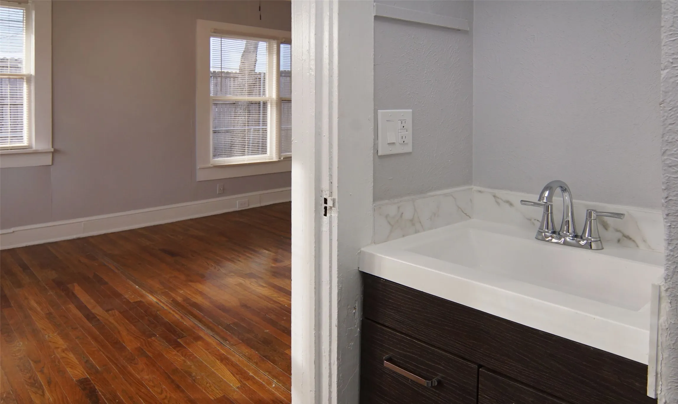 Primary bathroom vanity