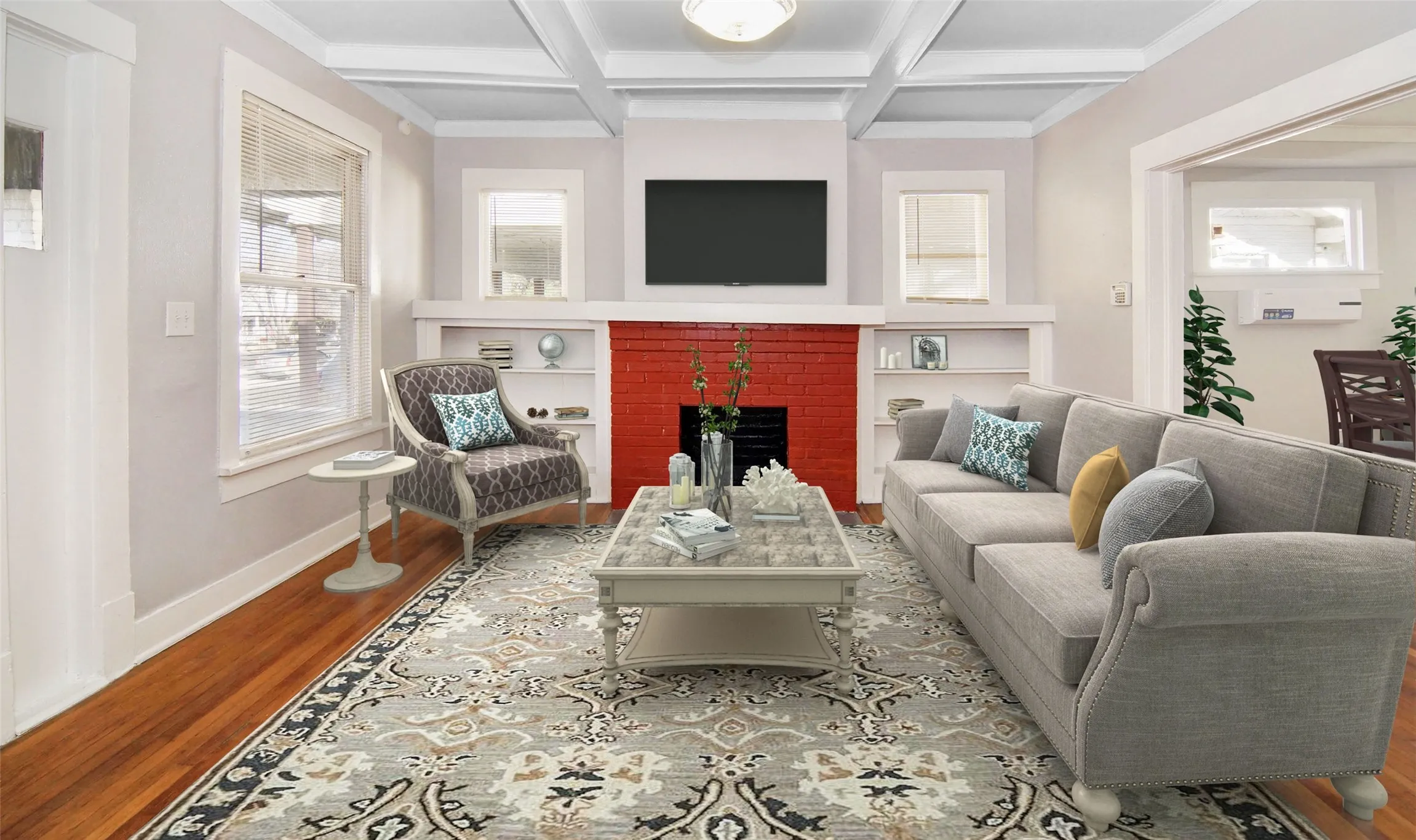 Digitally Staged. Living room