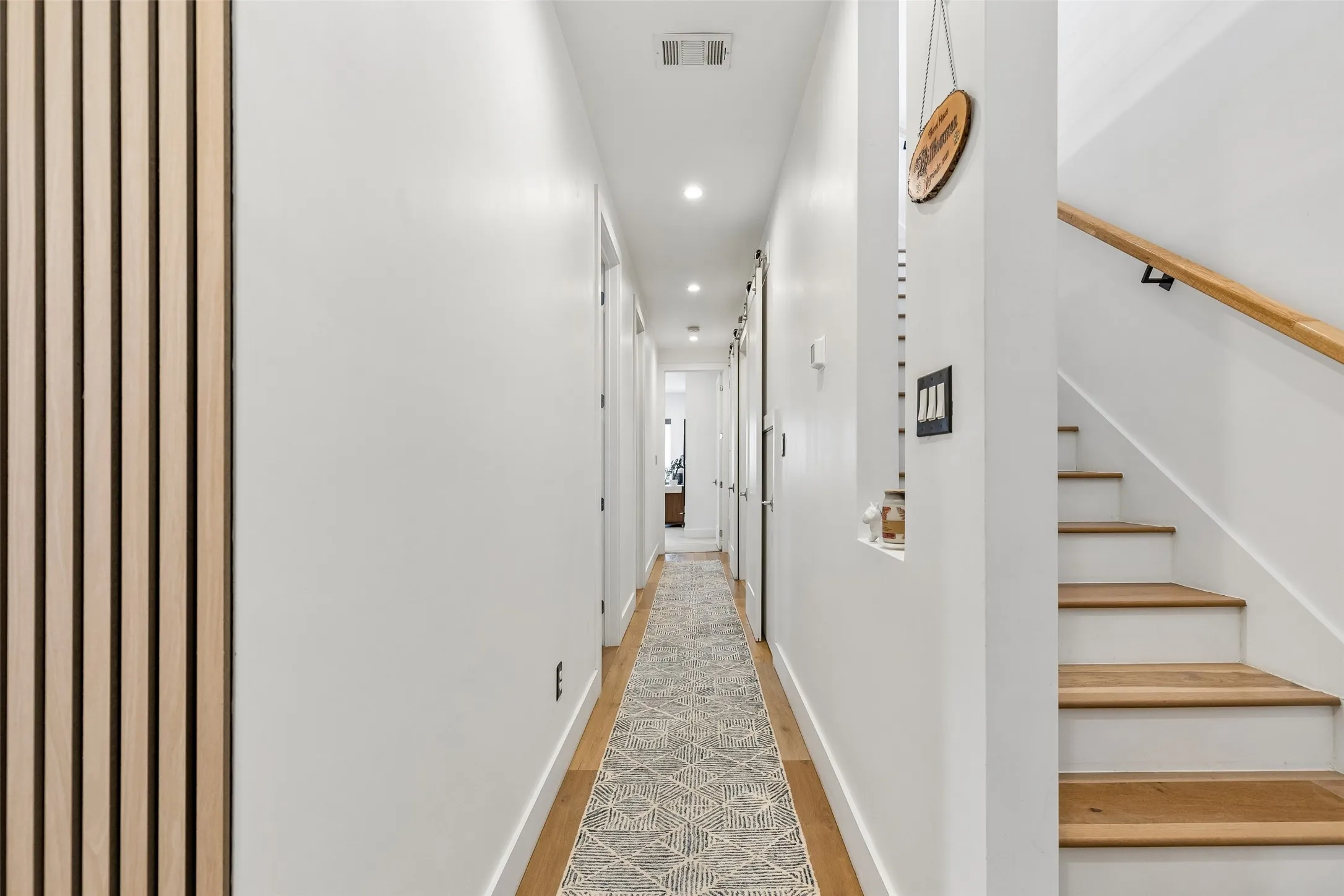 Hall leading to bedrooms on first level