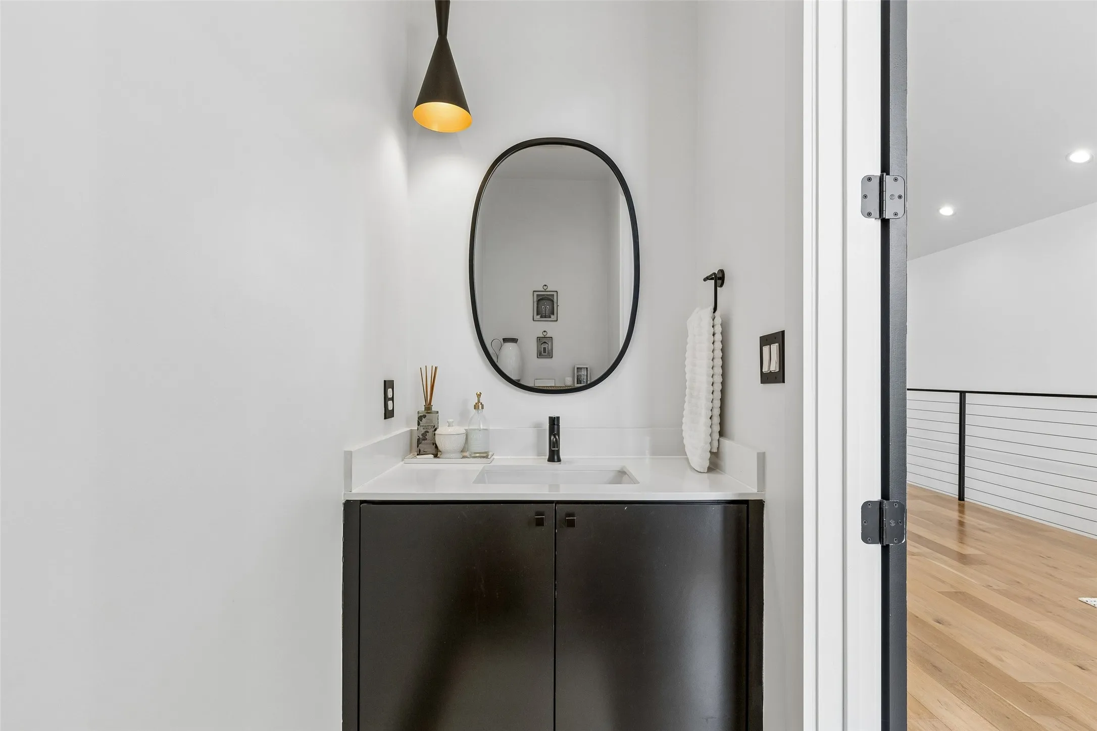 Half bath on main living area