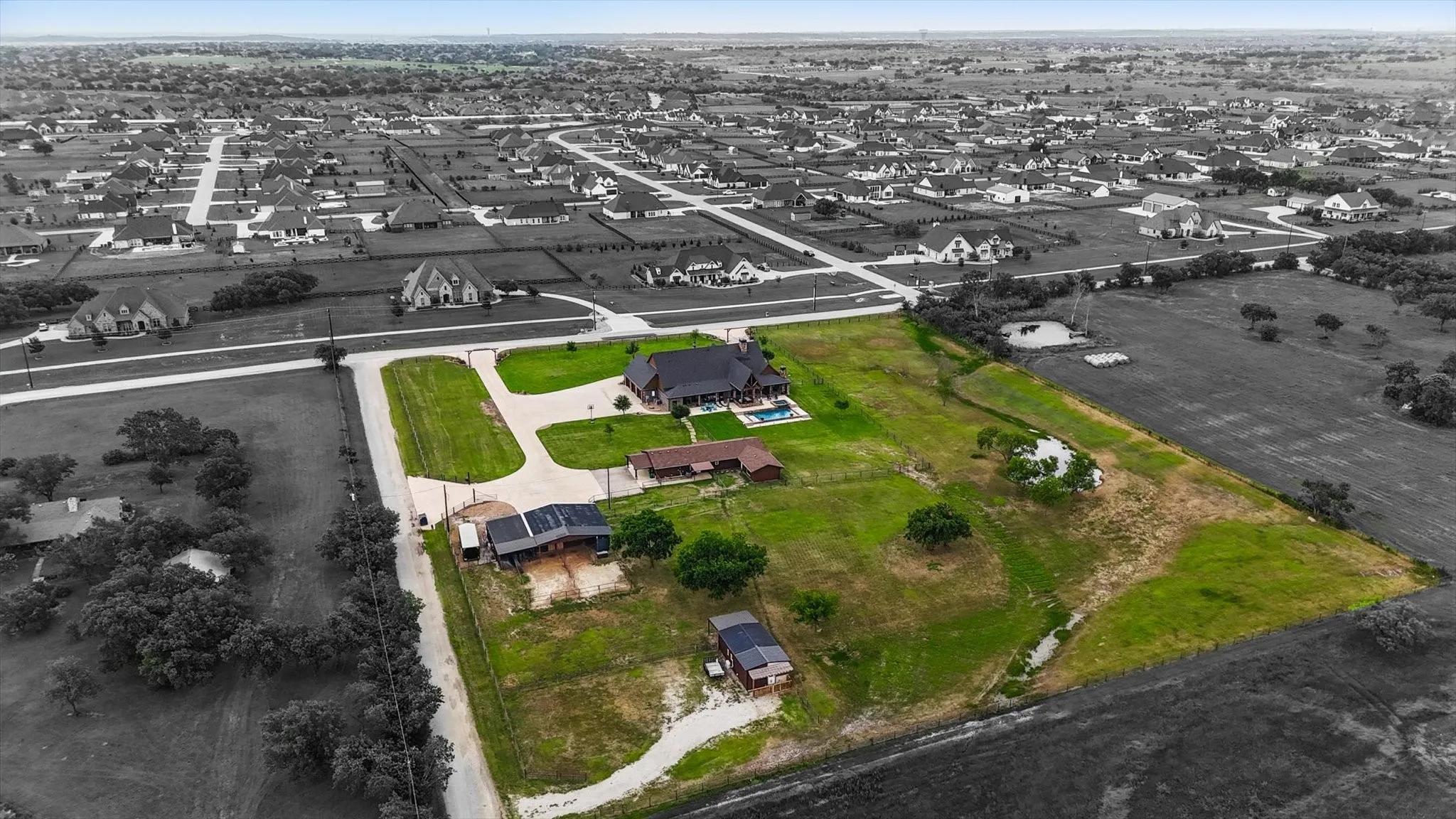 Drone / aerial view