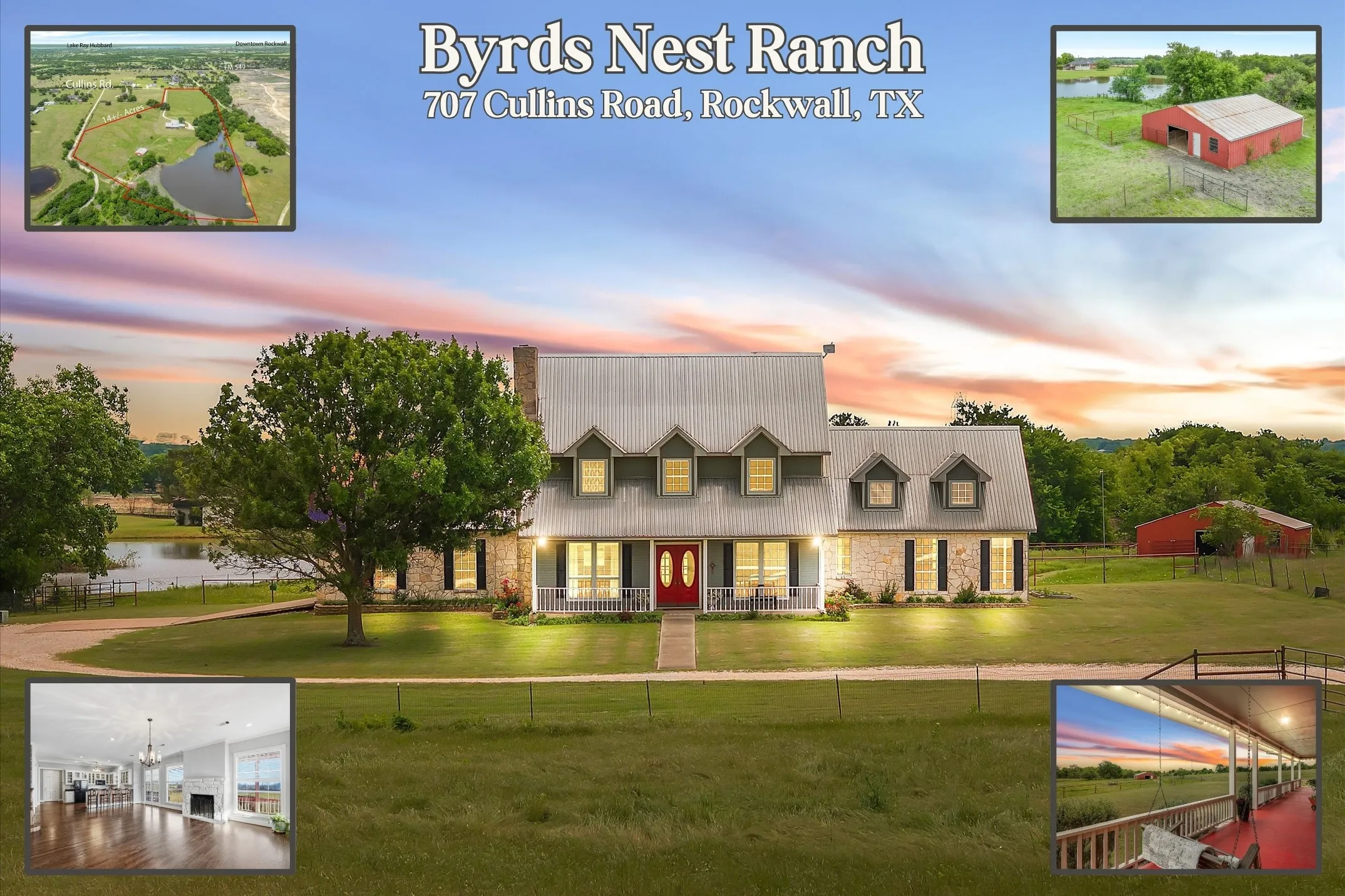 Single Family Residence For Sale in Rockwall County , 707 Cullins Road, Rockwall, Texas 75032, 4 Bedrooms, 3 Bathrooms, 2 Garage spaces, 3,583 Sqft, built in 1990, Preowned, Price $1,550,000, mls#21199208, Real Estate Agent in Rockwall, Homes For Sale in Rockwall county, Homes For Sale in Rockwall, Realtor in Rockwall Texas, Real Estate Brokerage Independent Realty Texas, Luminita Cordes Realtor