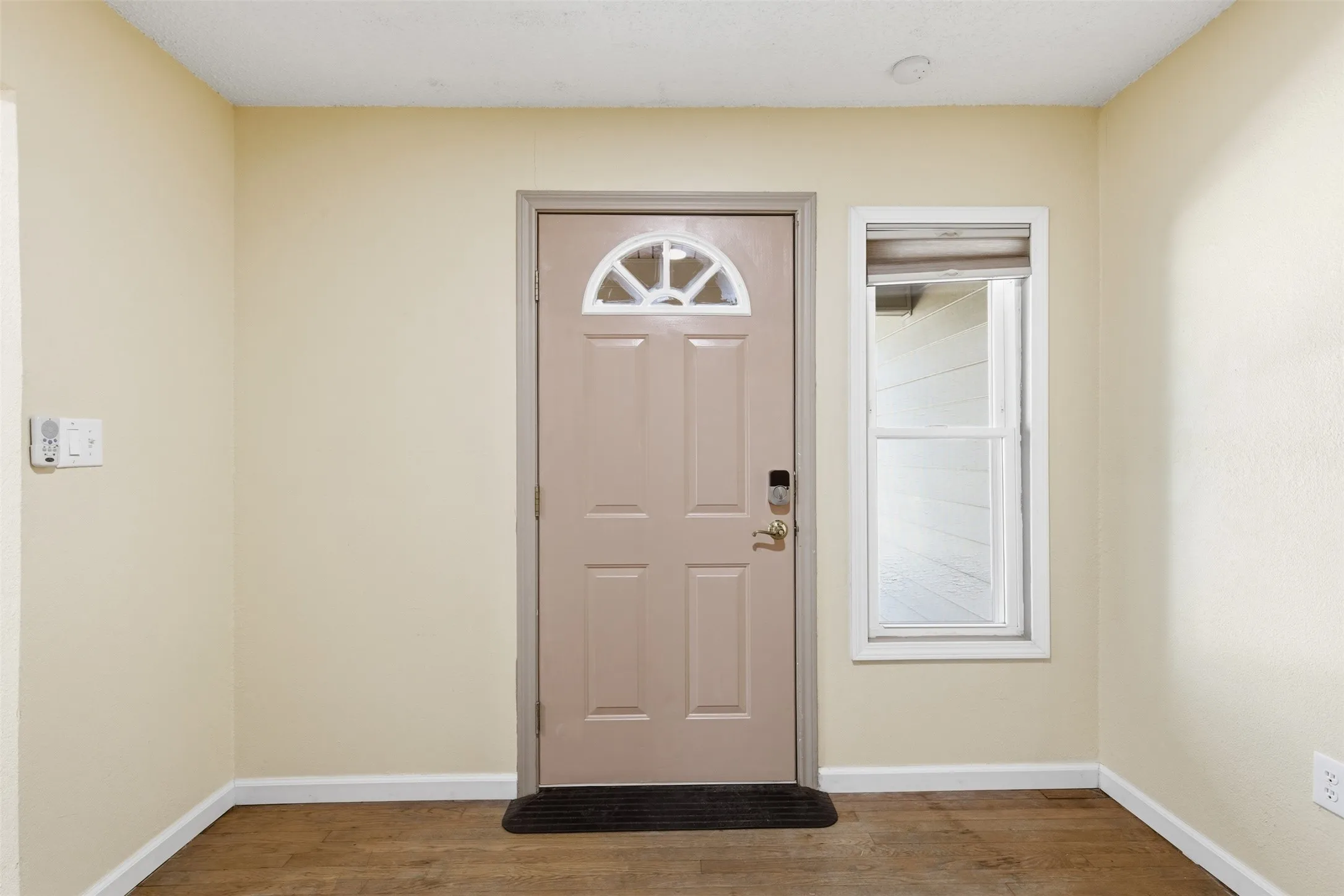 Inside front door