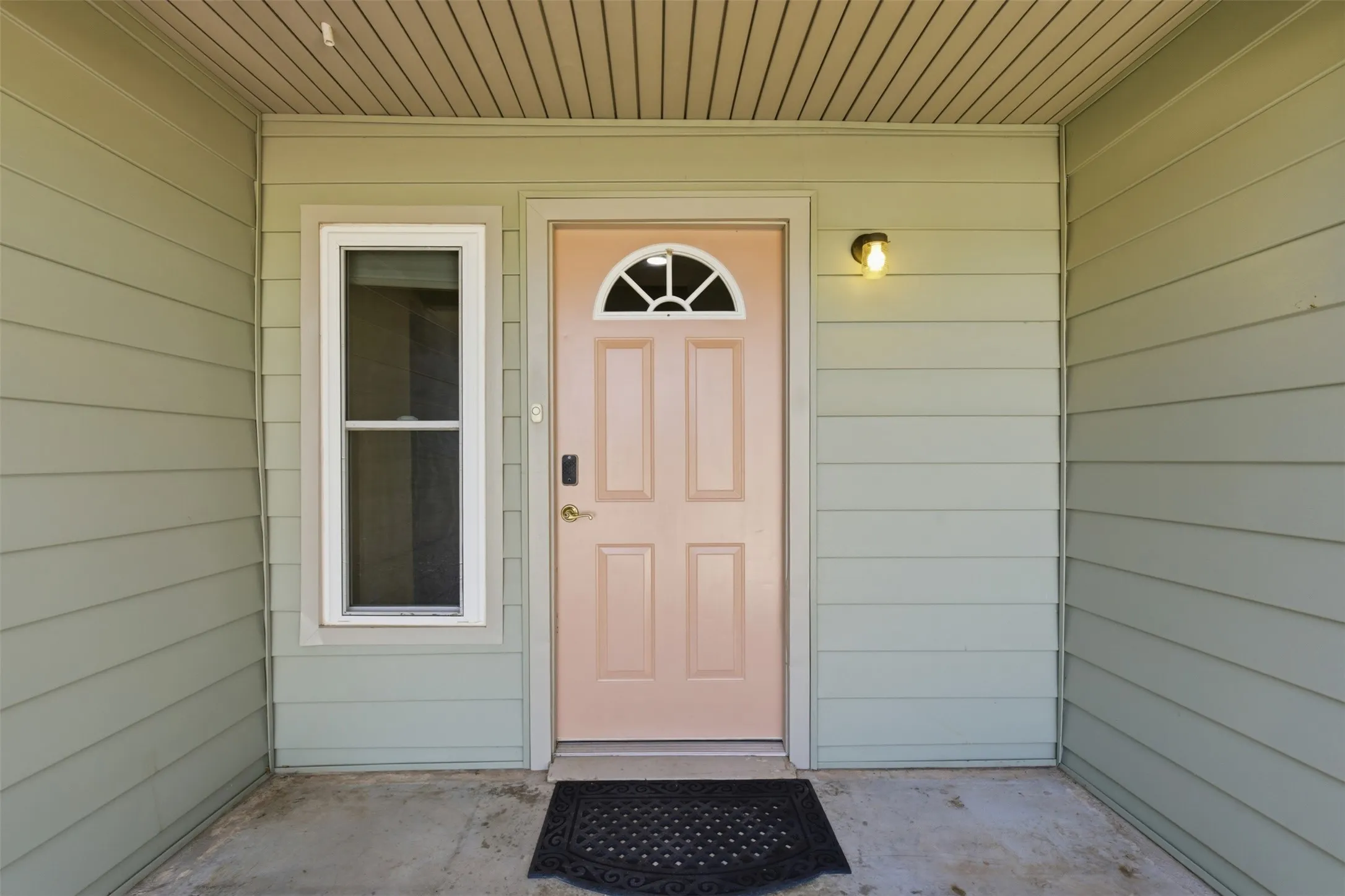 Outside front door