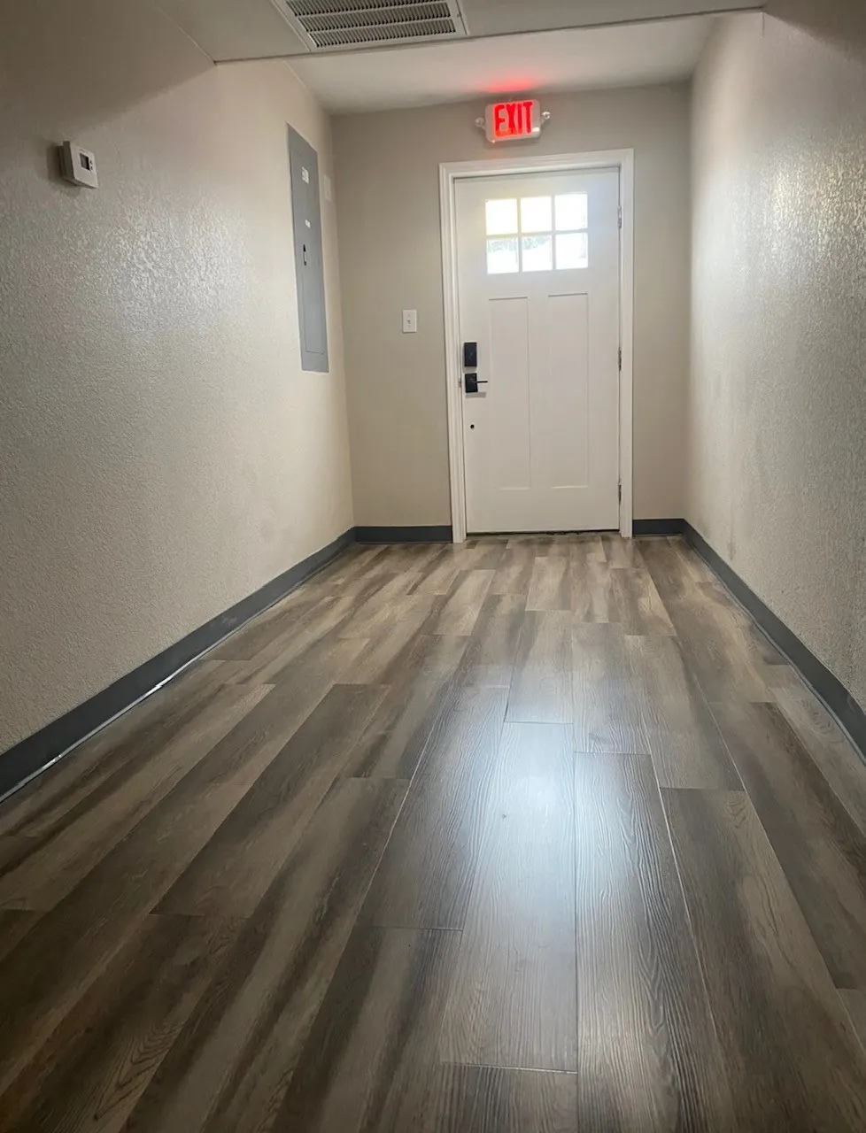 Left Side Entry from Parking Lot