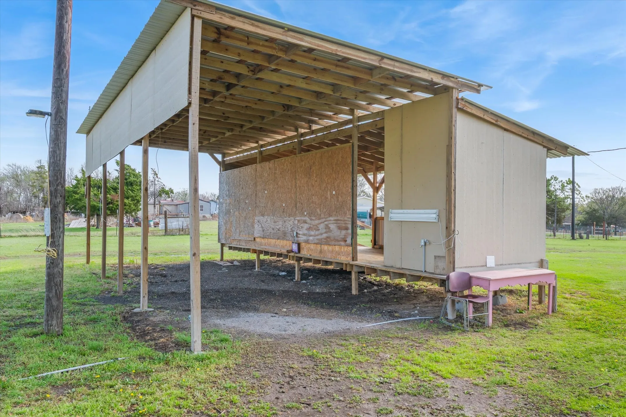 View of outbuilding
