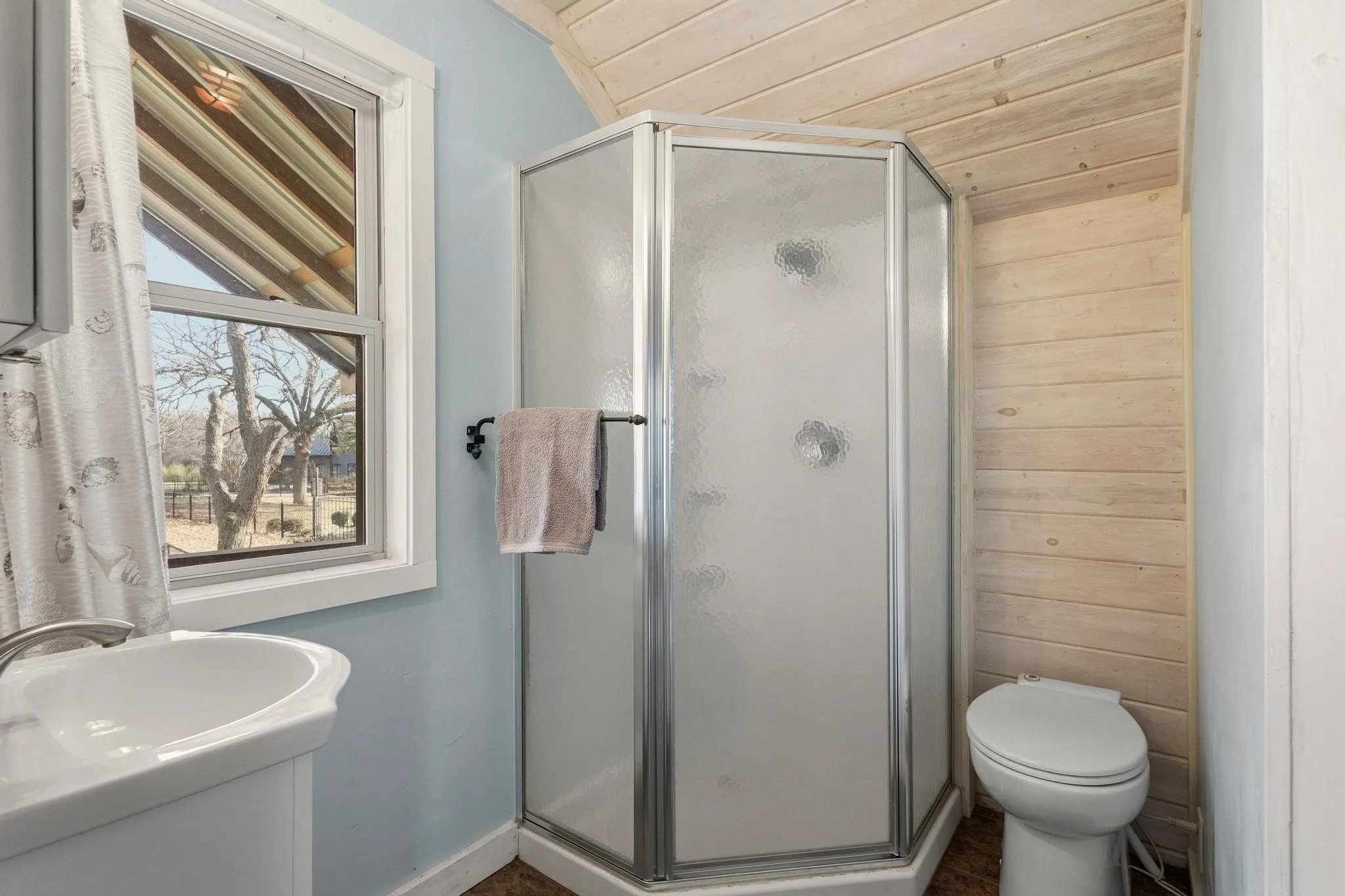 Guest house bathroom with shower