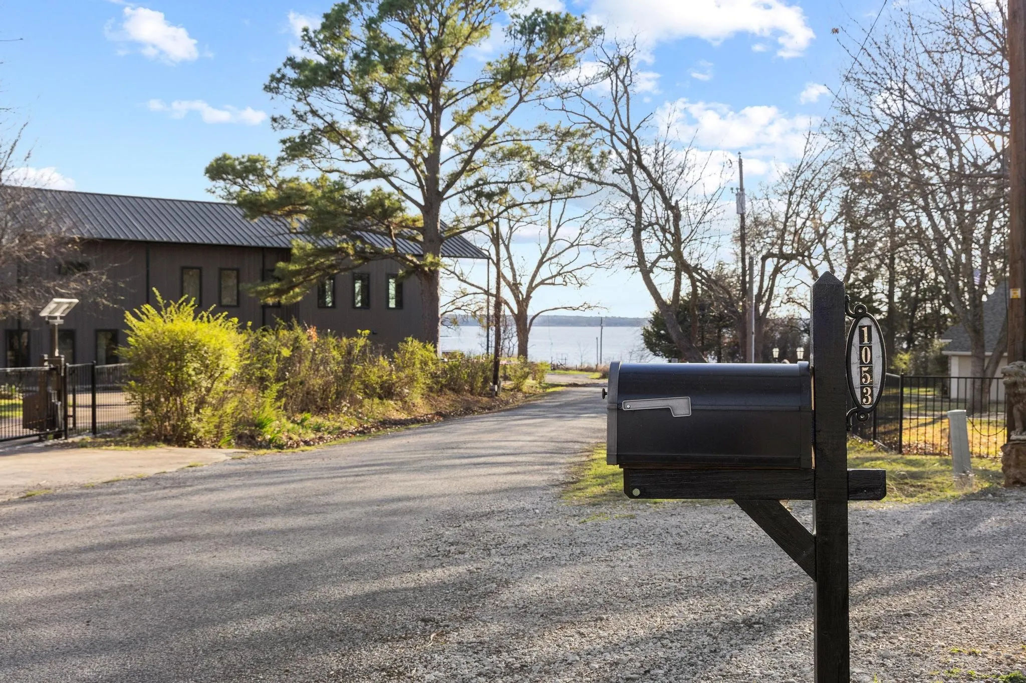 Lake Texoma view from driveway