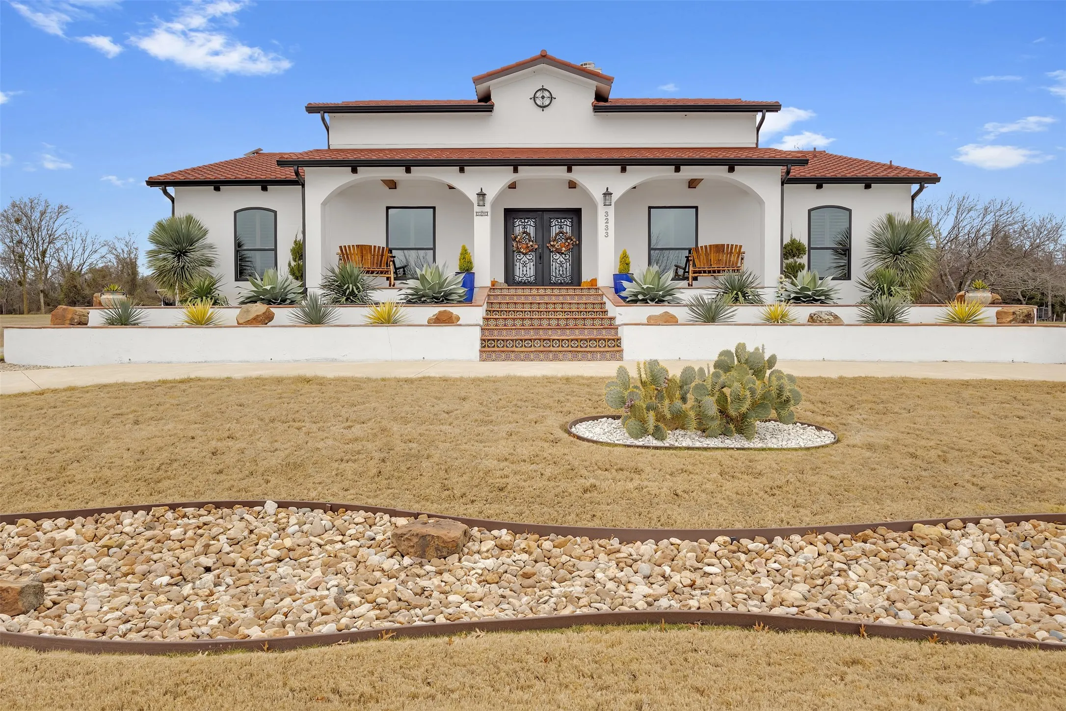 ANOTHER VIEW OF THE FRONT ELEVATION
