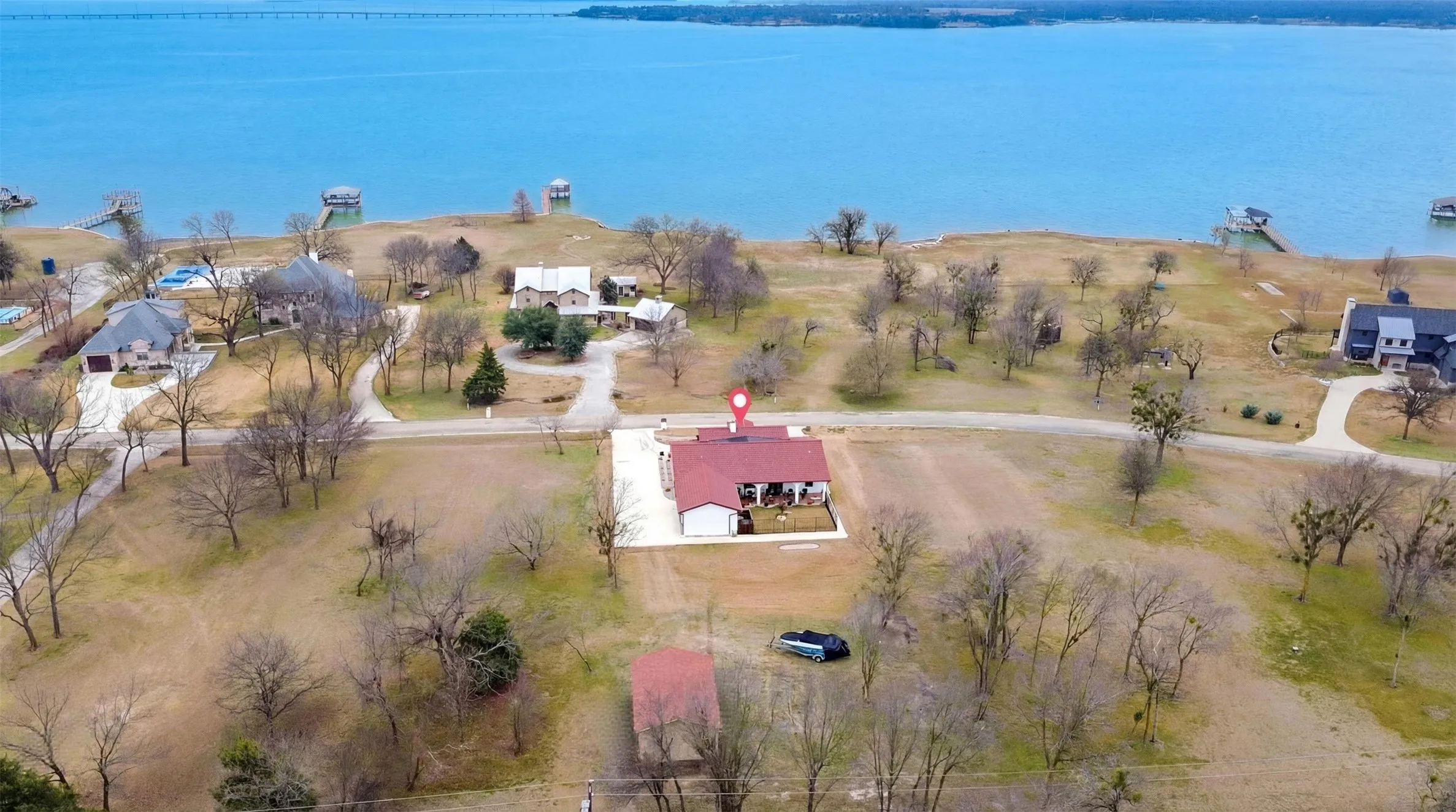 AERIAL VIEW OF THE PROPERTY