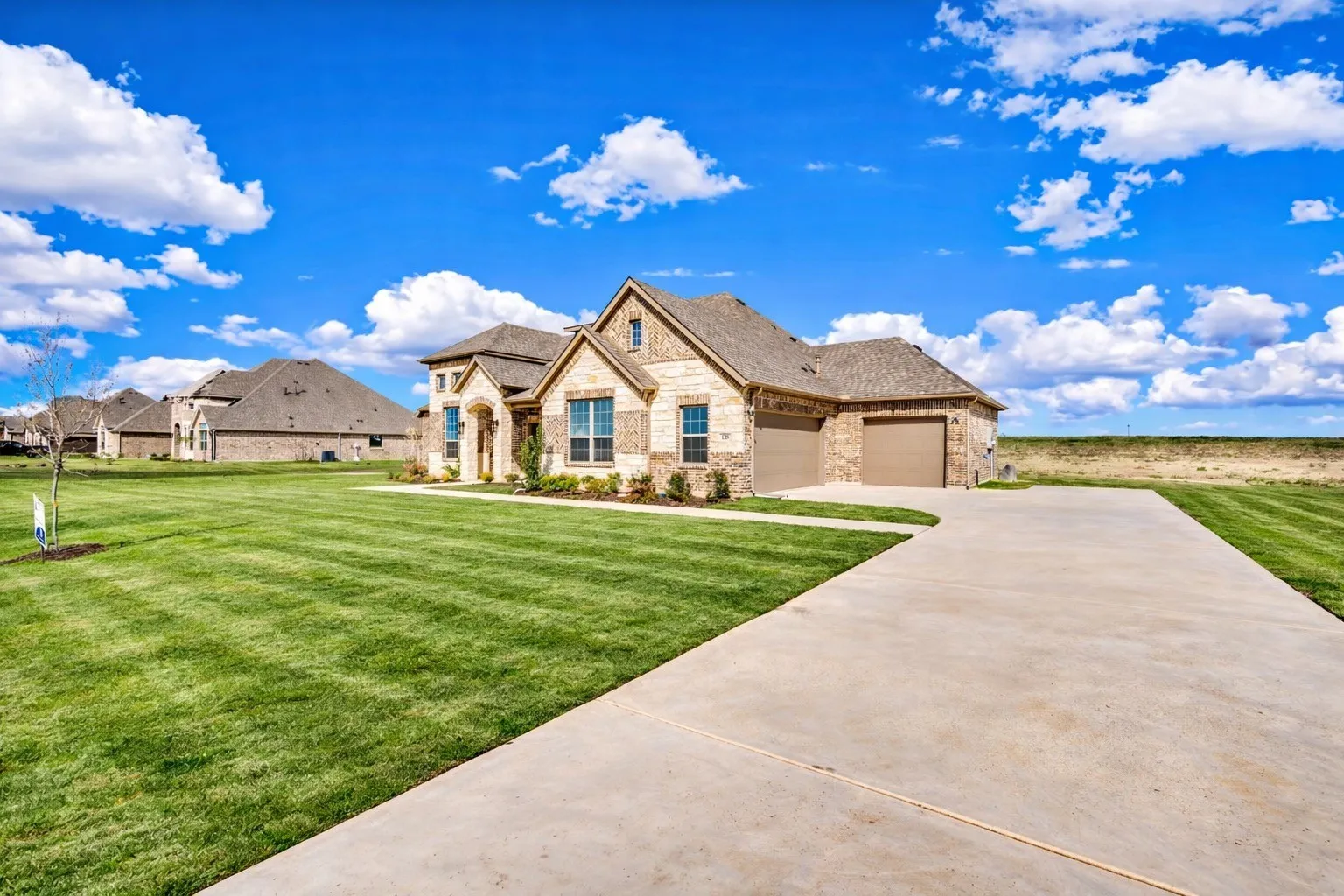 Situated on a spacious homesite with room to personalize outdoor living.