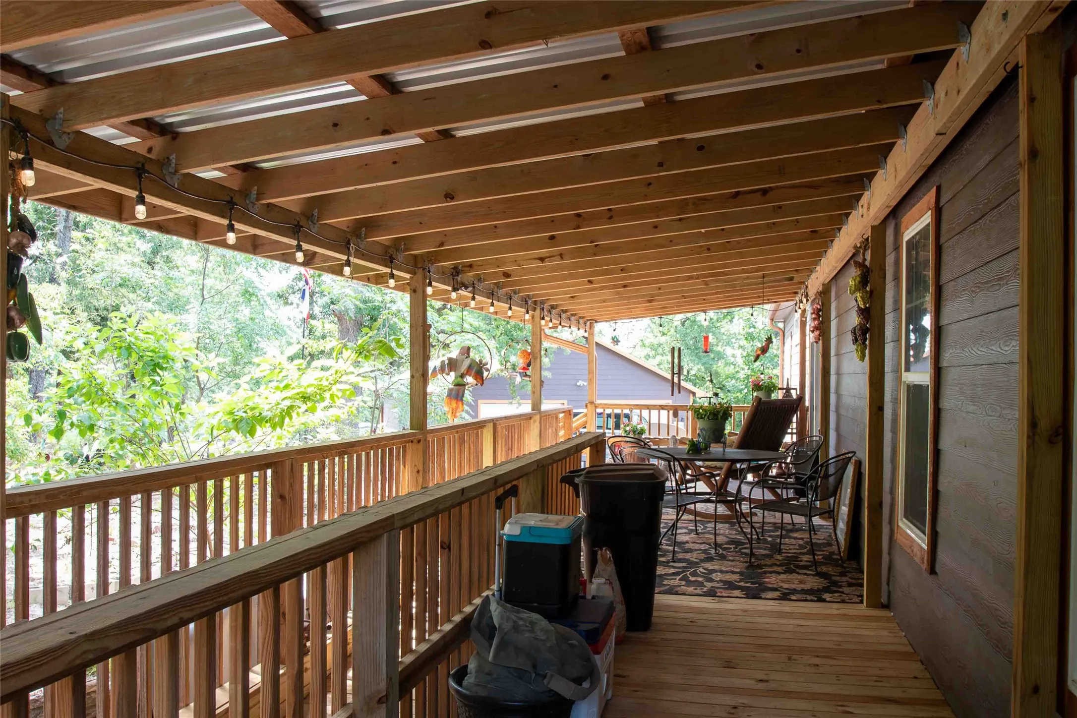 another view of back porch
