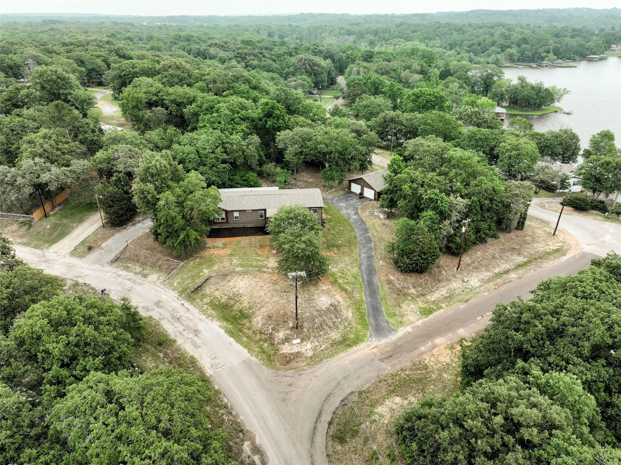 View of property from above