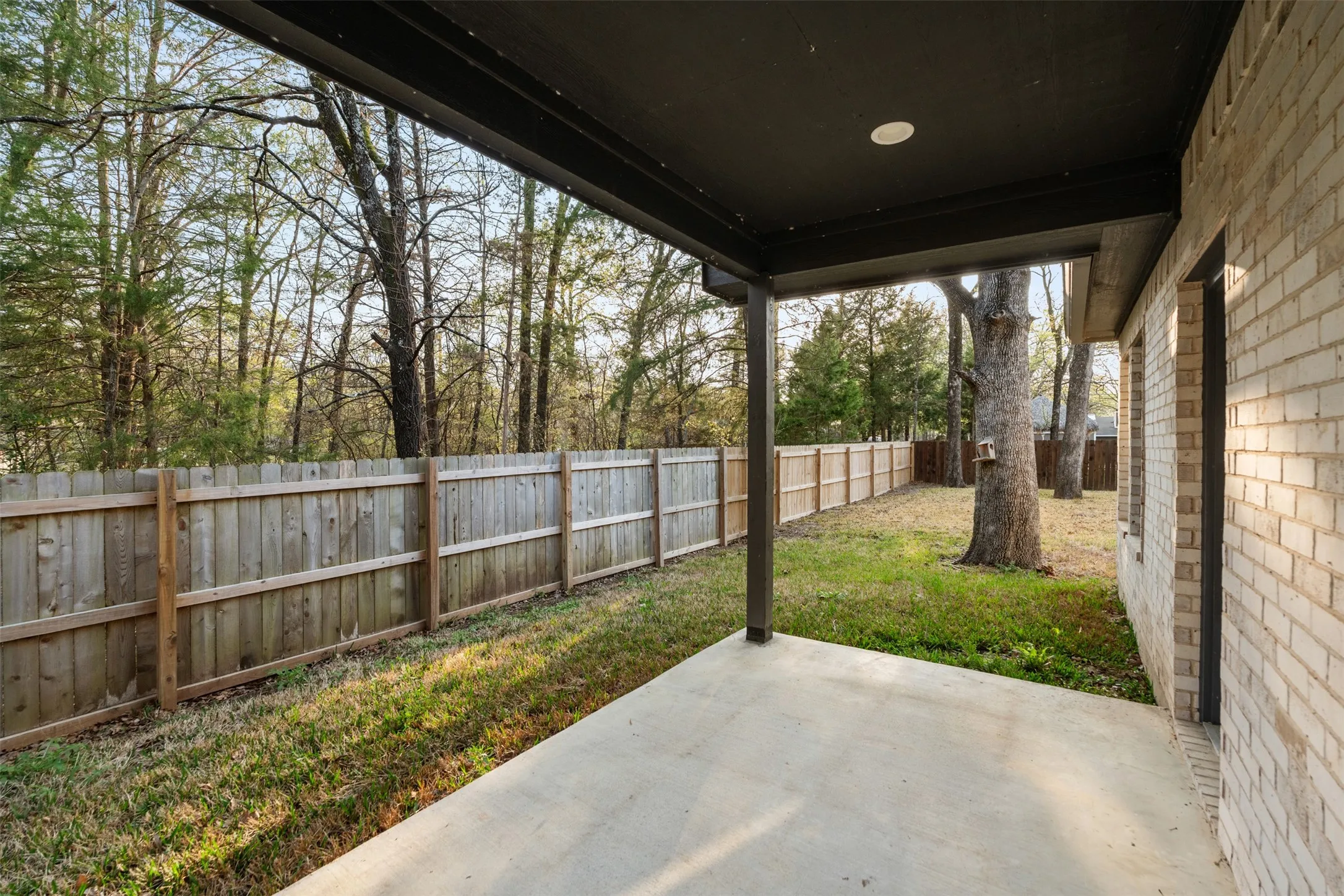 Covered patio