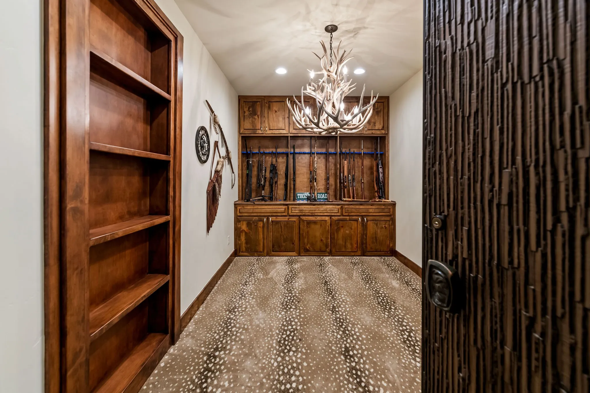 This versatile space in the main residence could be your gun room, whiskey lounge, office, and more!