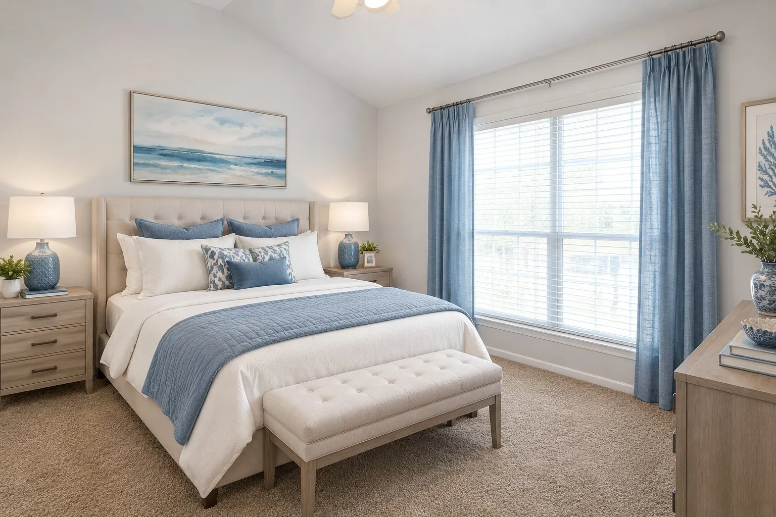 Virtually Staged Bedroom