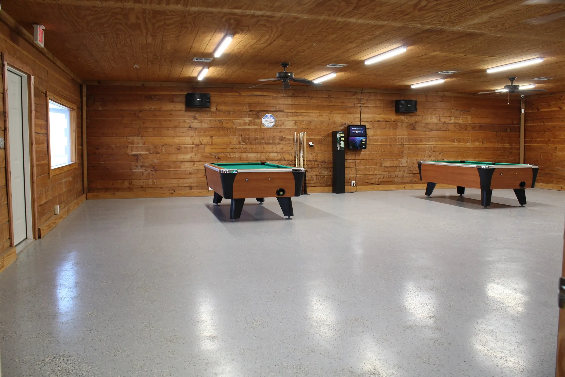 The pool tables are on a lease split