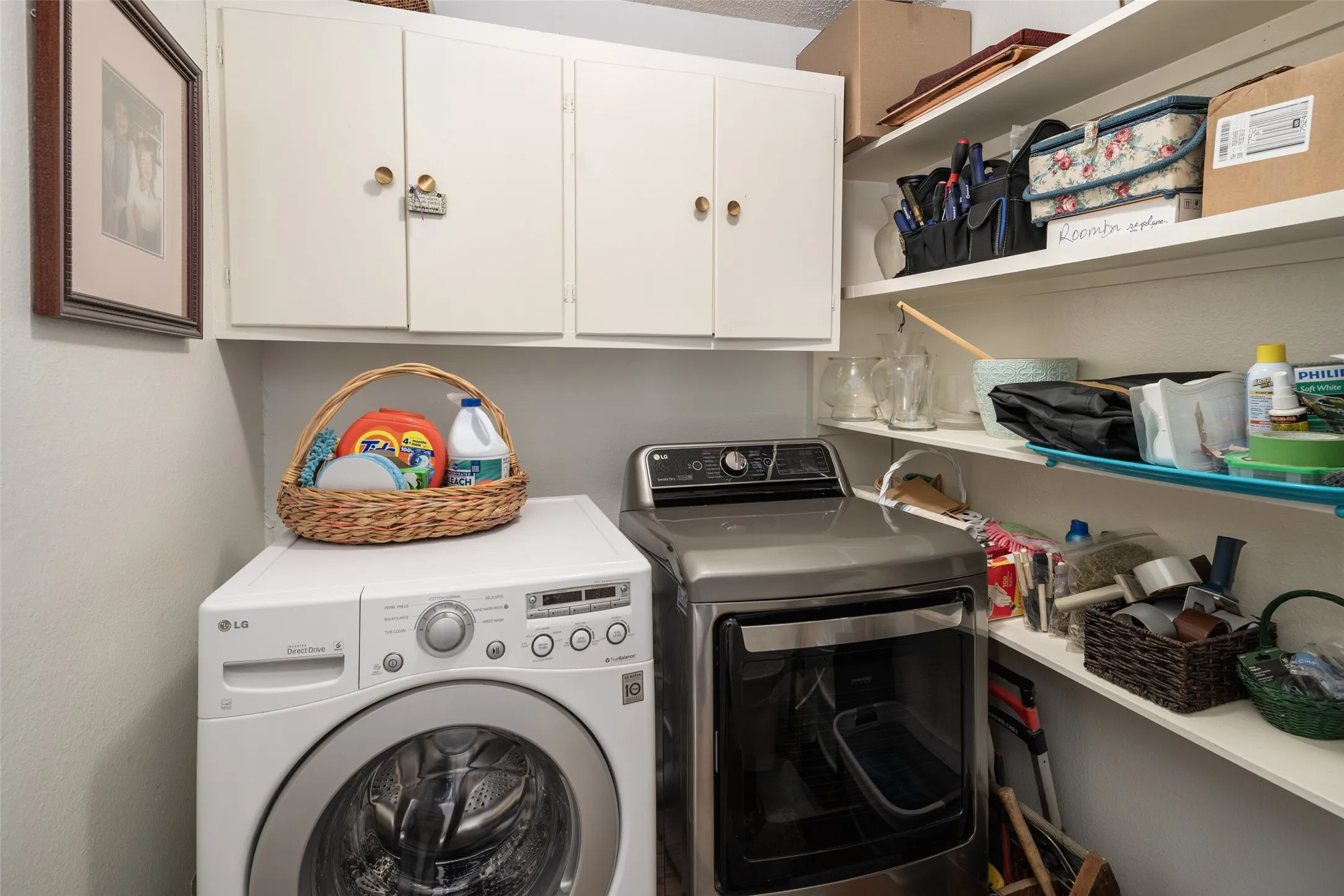 Separate Laundry Room w-Extra Storage