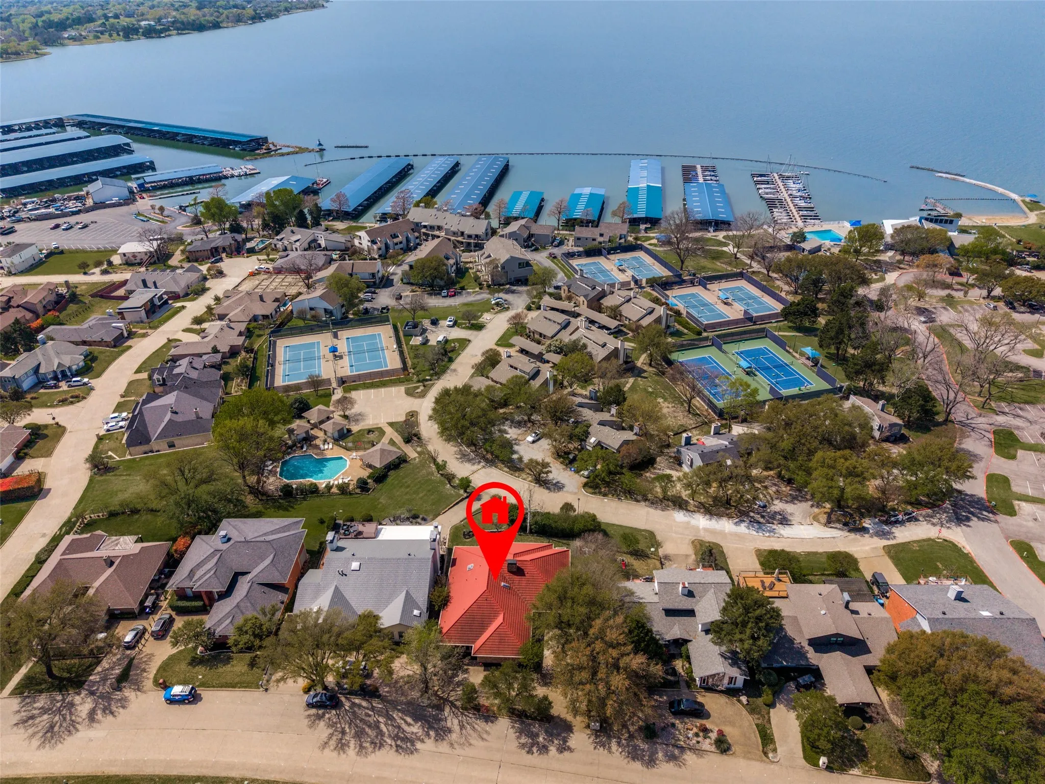 A great location, close to the pools, tennis courts and clubhouse