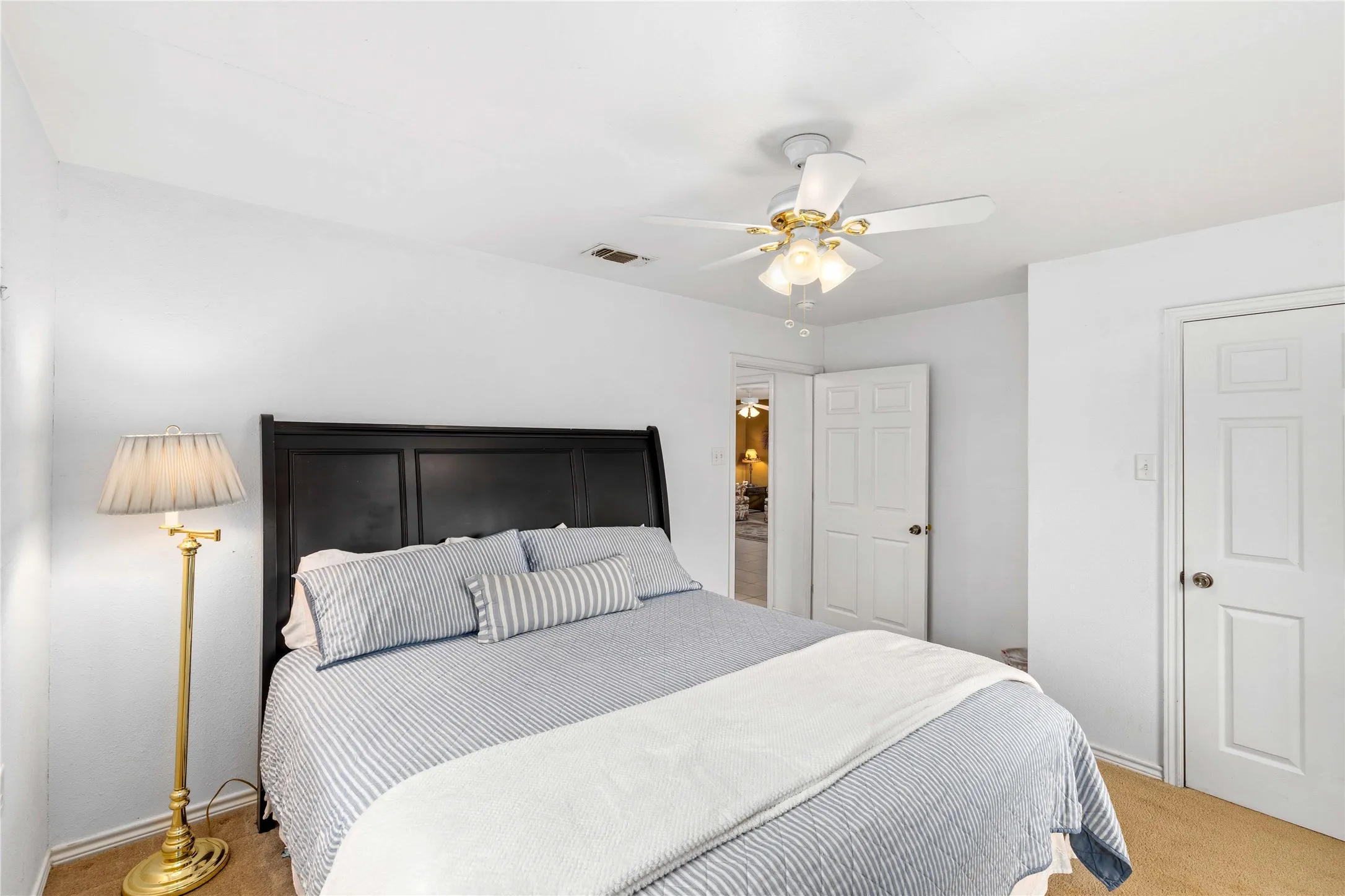 Bedroom 3 off of the den