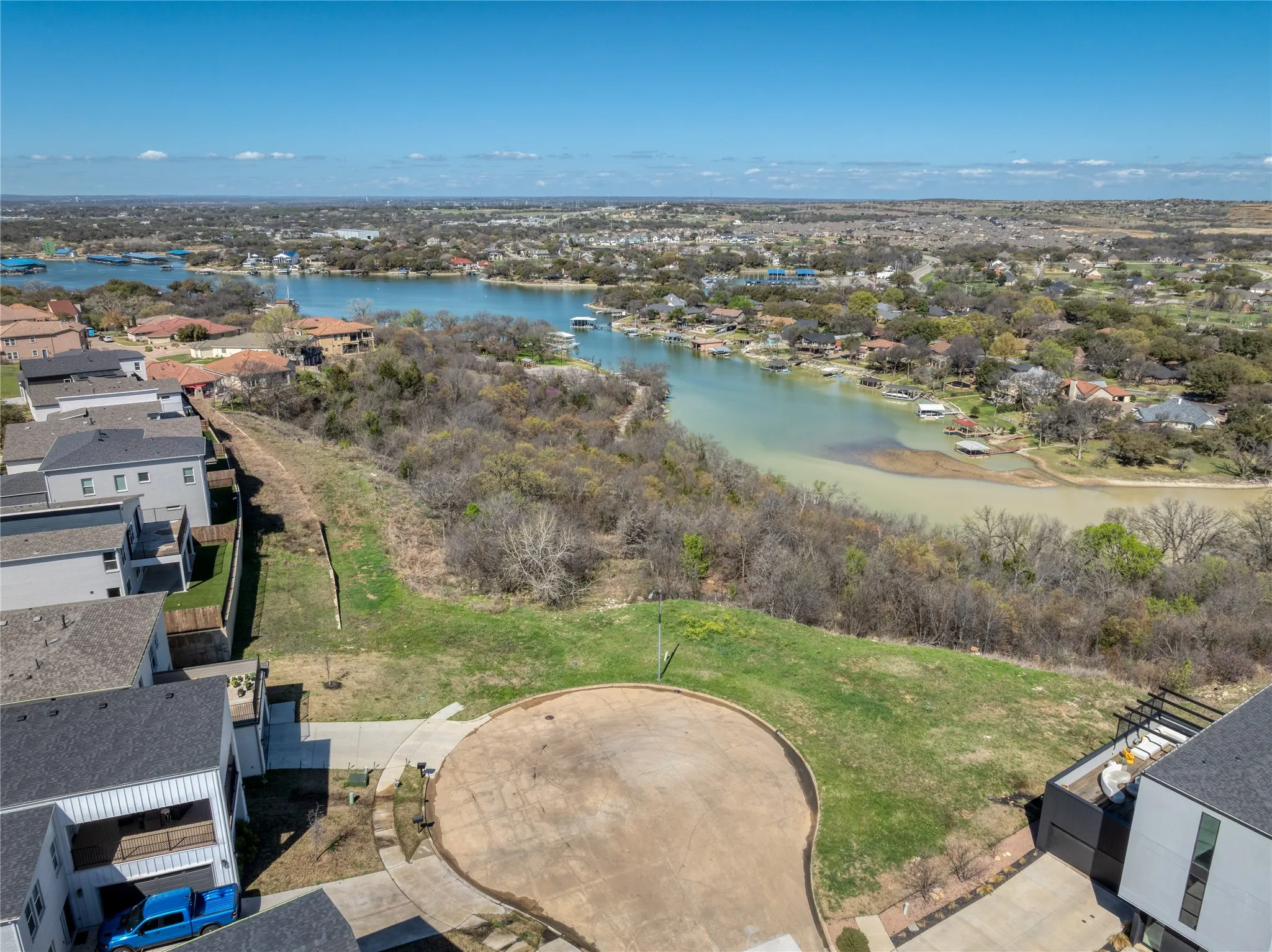 Aerial view of property.