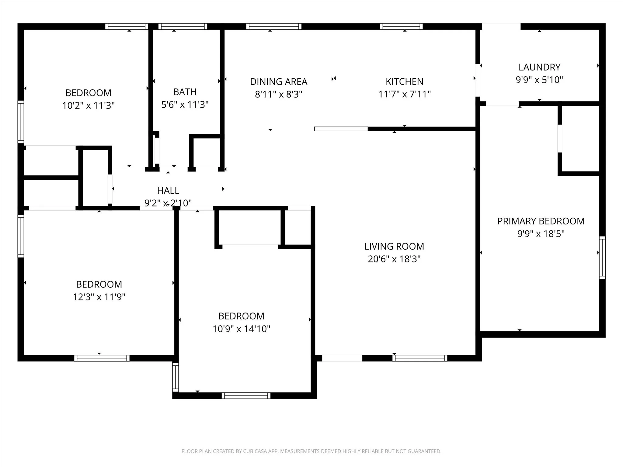 Floor Plan with Dimensions.