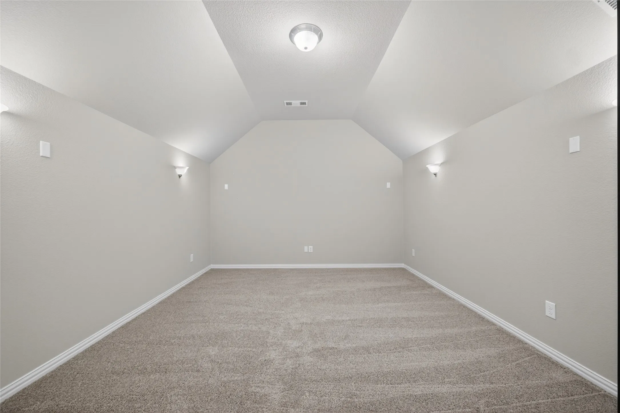 Bonus room featuring carpet floors and baseboards