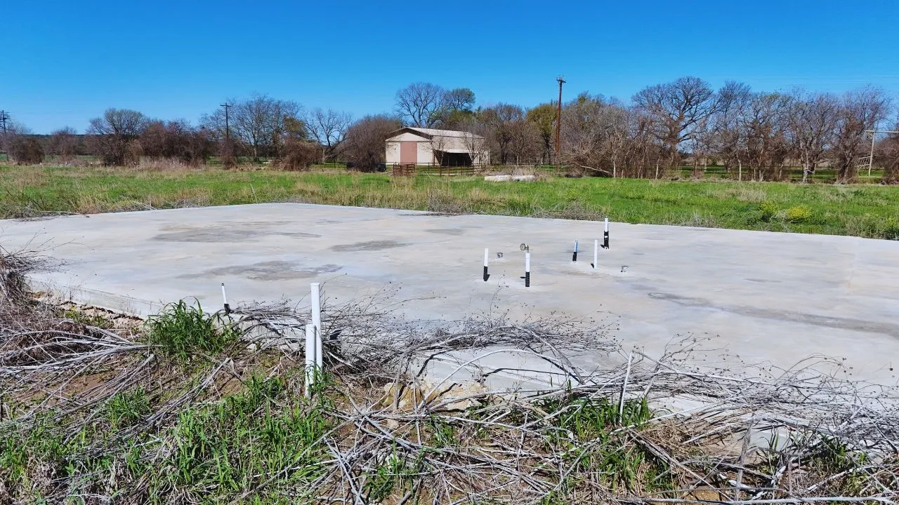 View of patio with a rural view