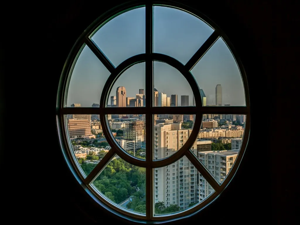 View of Downtown Dallas from The Sky Club