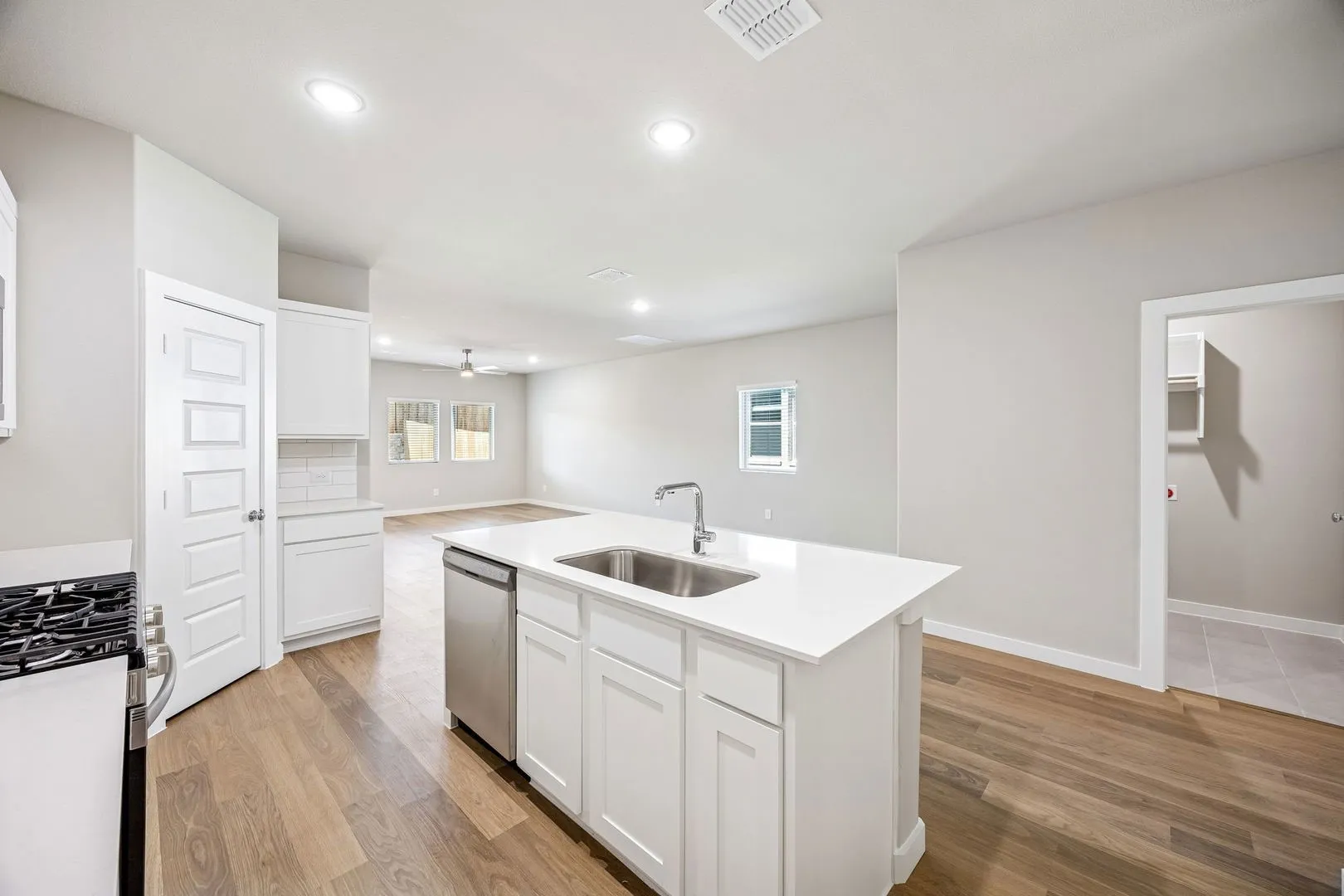 Kitchen in the Willow home plan by Trophy Signature Homes – REPRESENTATIVE PHOTO