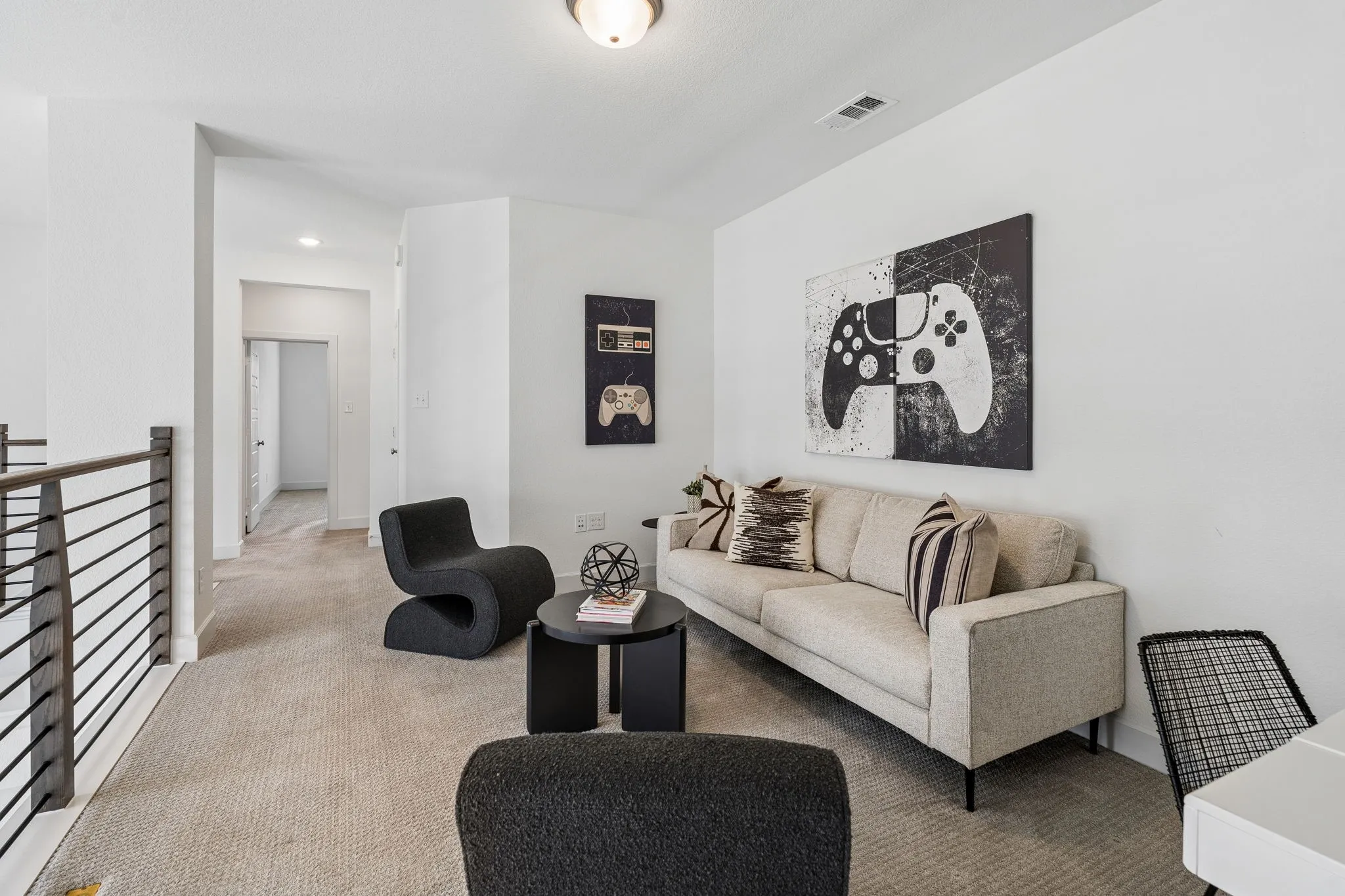 2nd floor multipurpose area, living,office, or gaming
