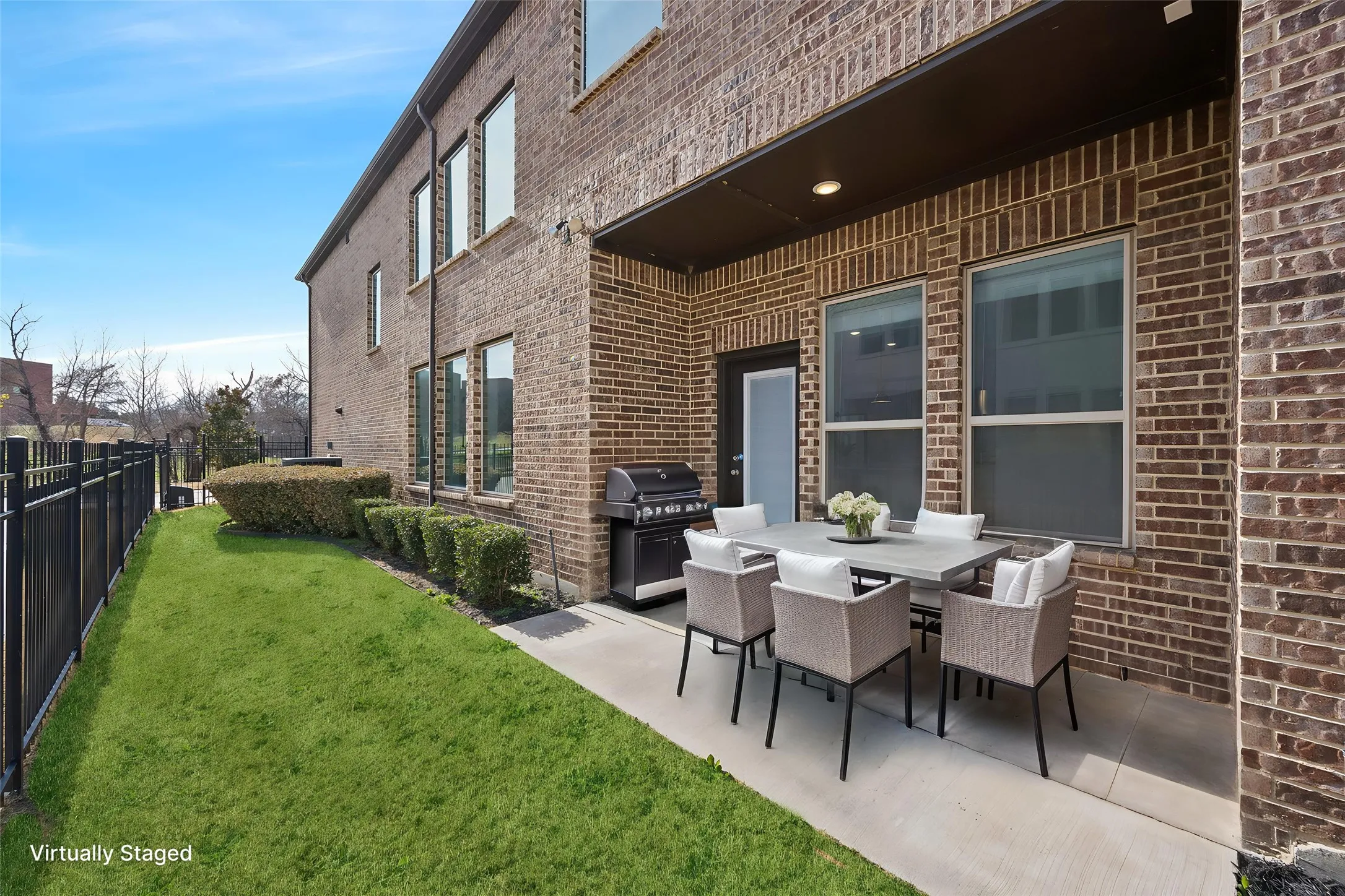 View of patio / terrace with an outdoor kitchen / dining area