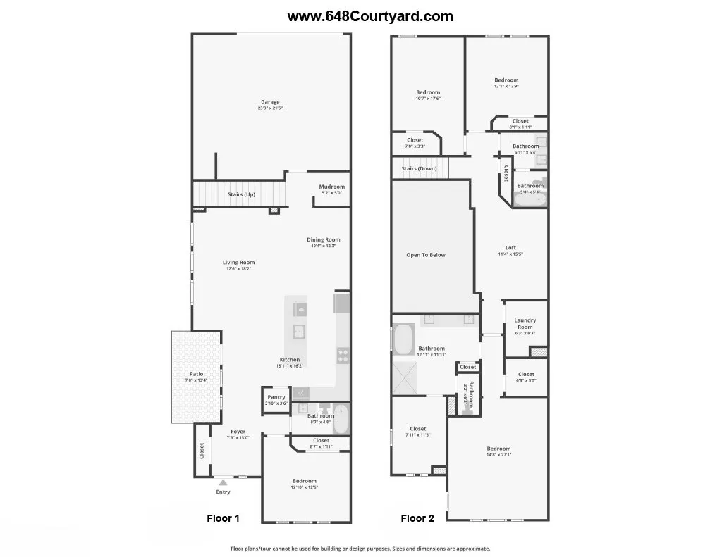 View of room layout