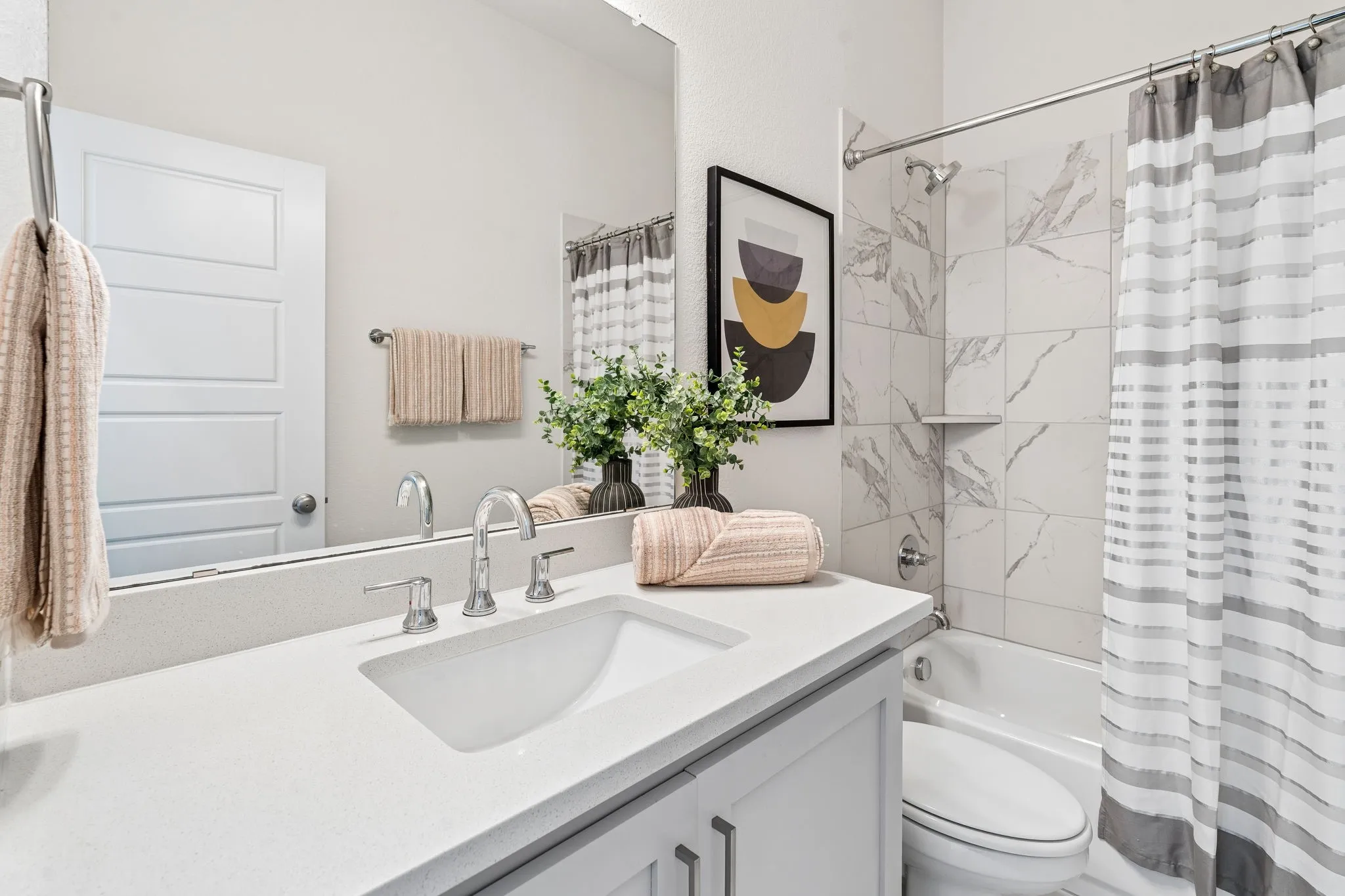 First floor full bathroom