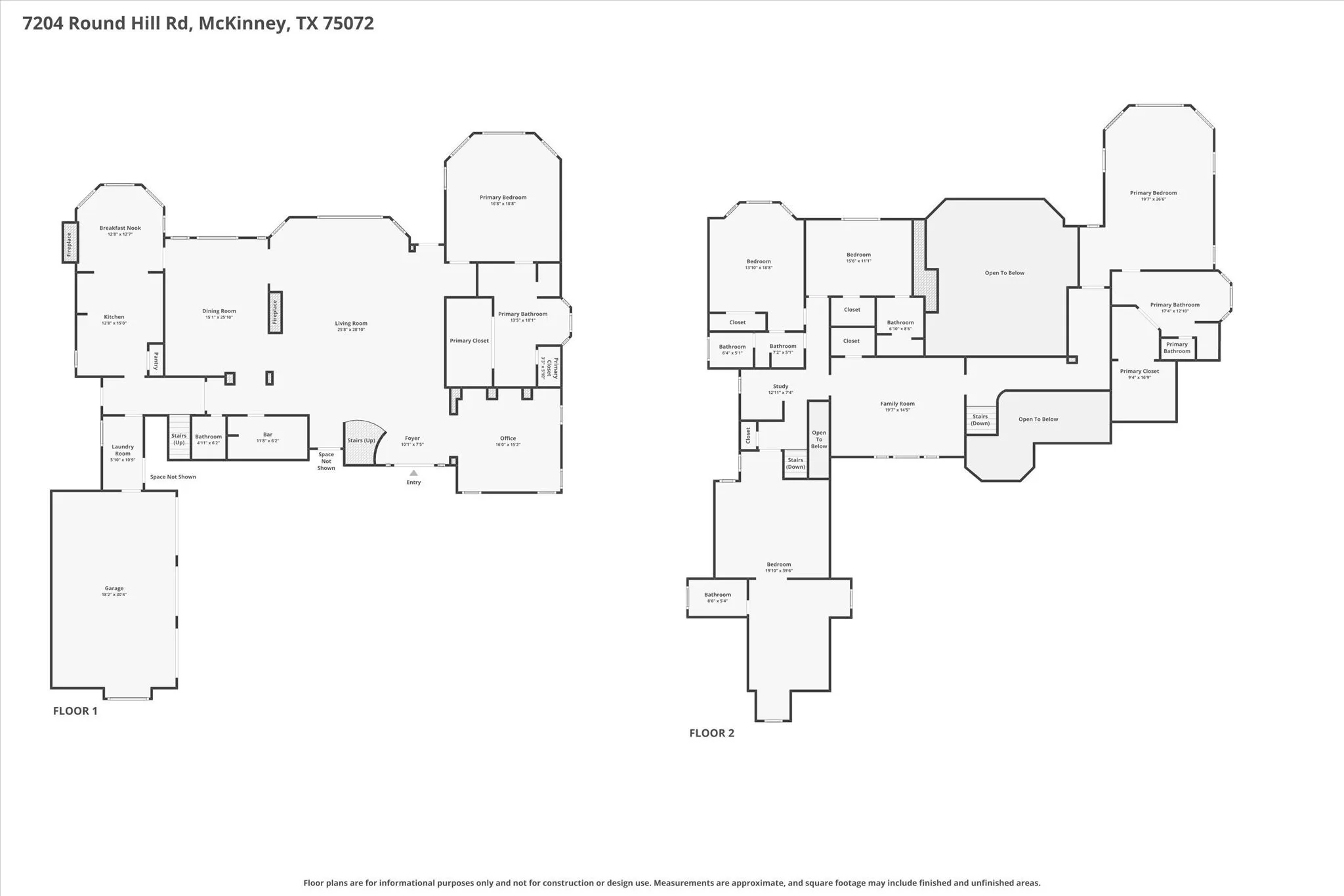 View of room layout