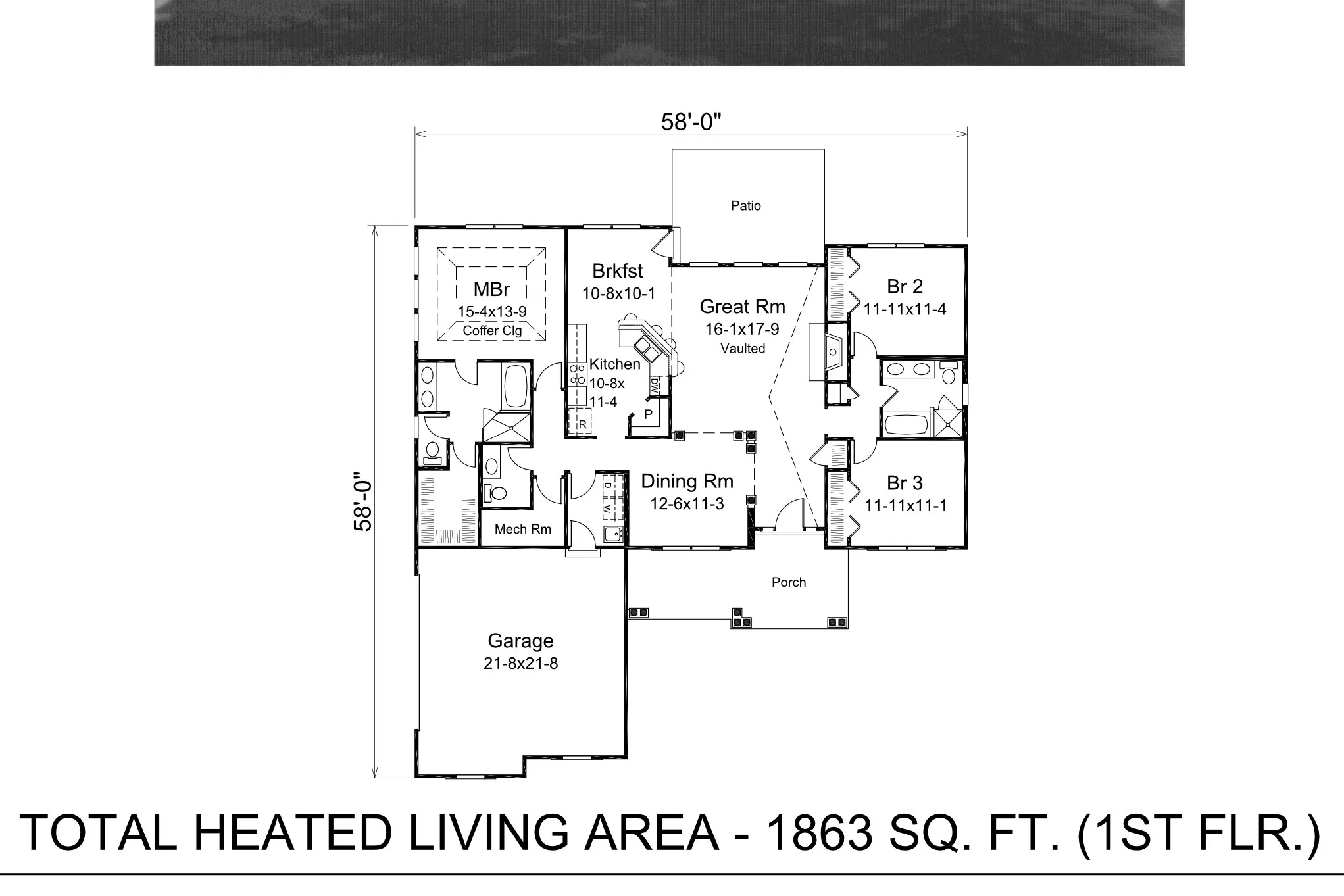 View of floor plan / room layout