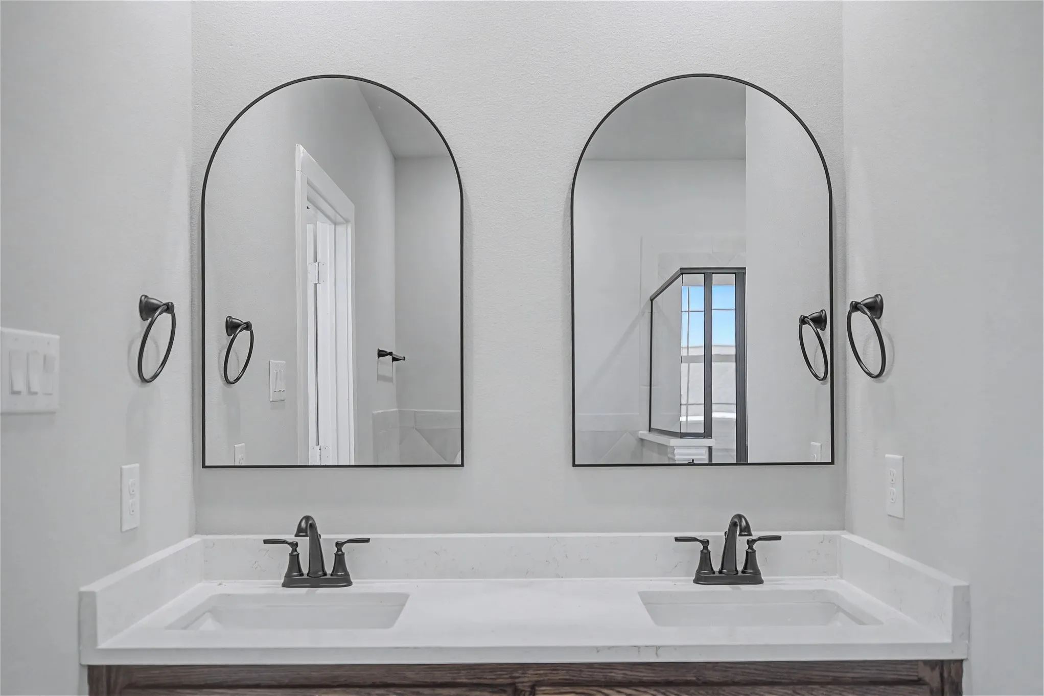 Bathroom with double vanity