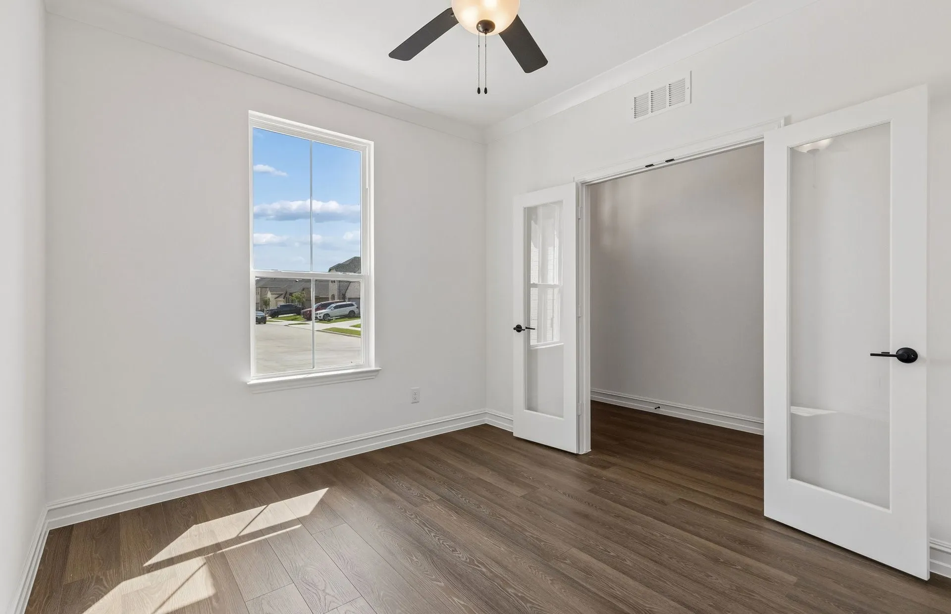 Spacious study off home entry