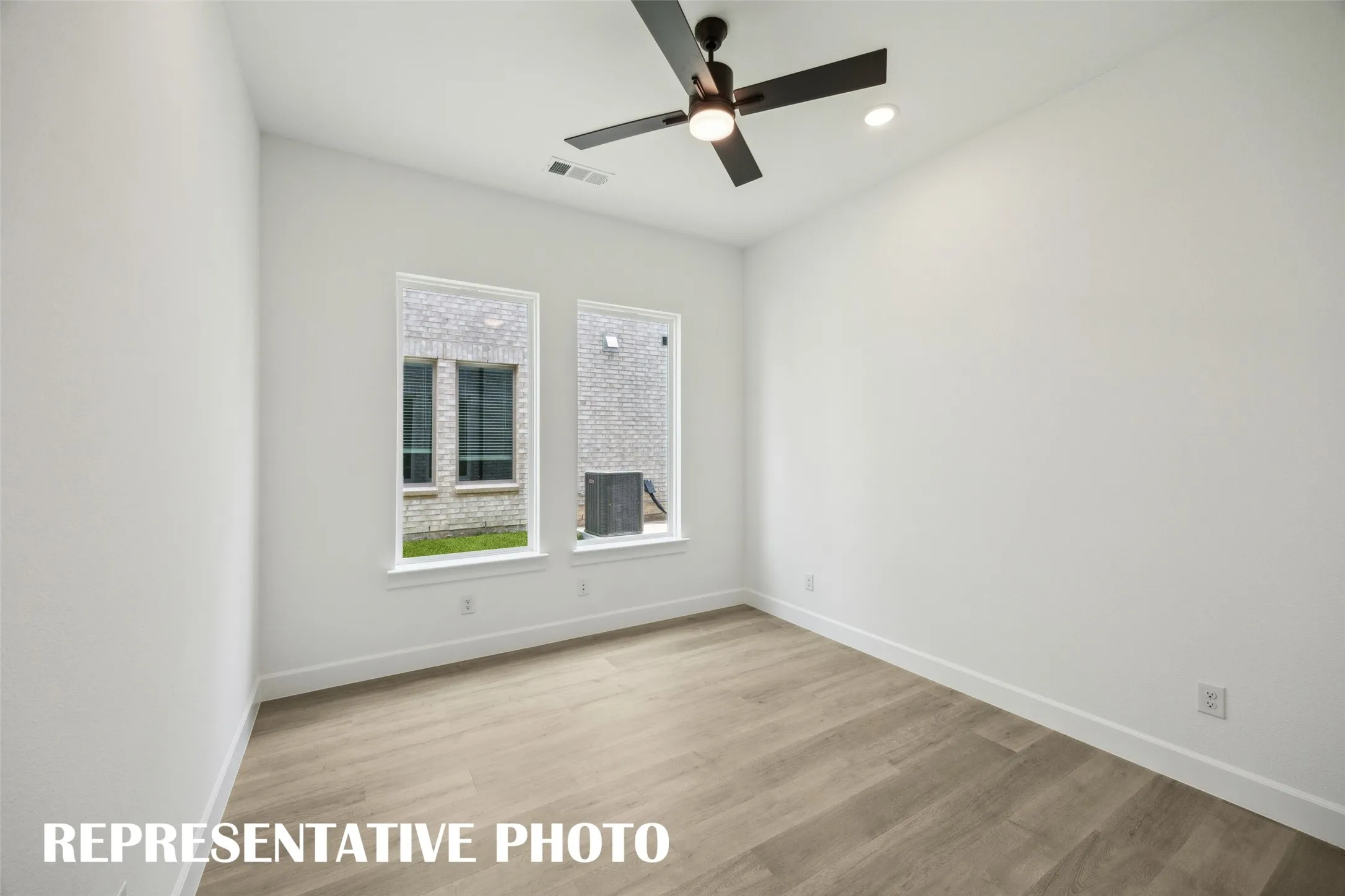 Your new home office is the perfect place for work or play!  REPRSENTATIVE PHOTO