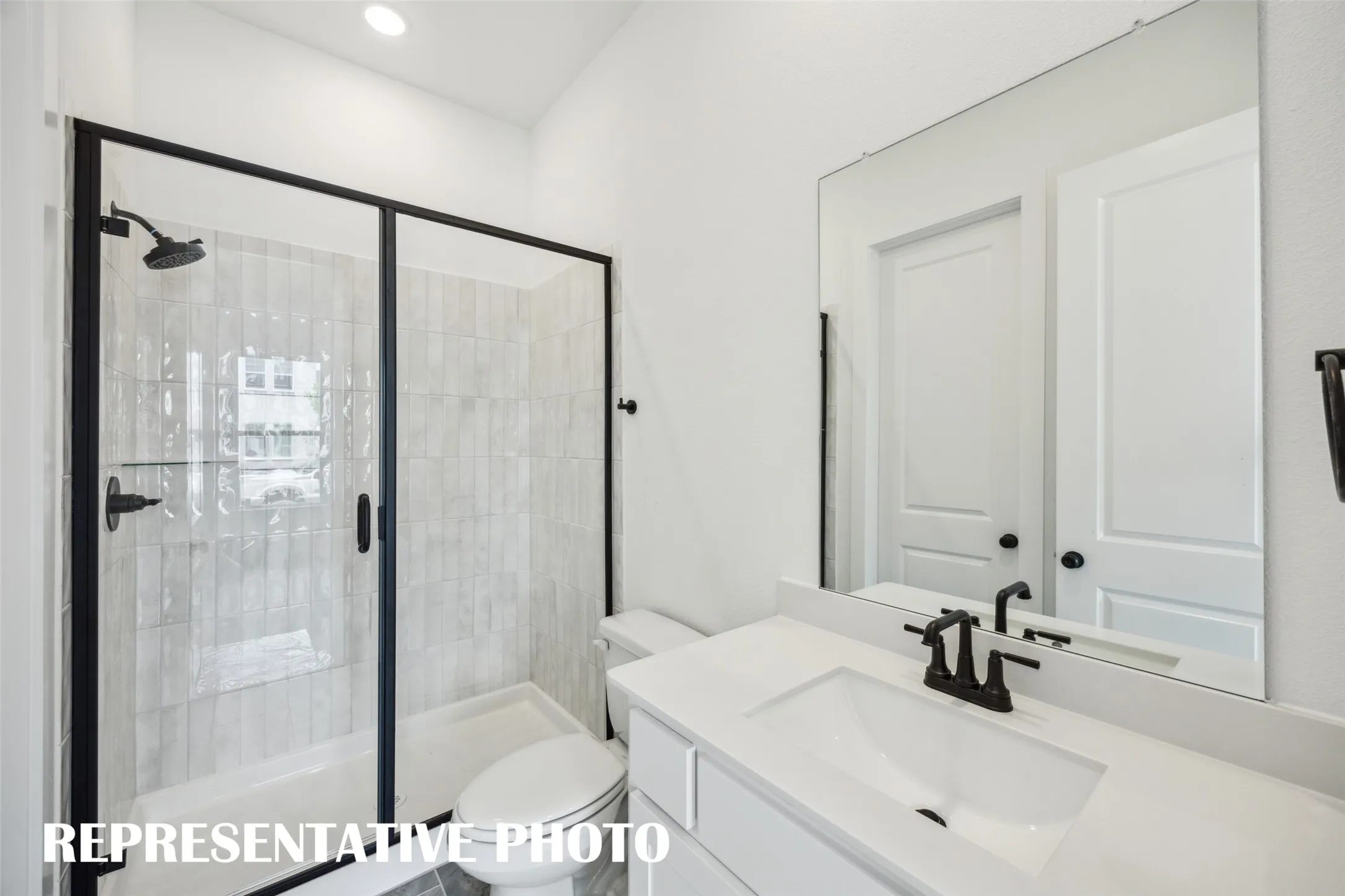 Friends and family will feel right at home in any of the beautifully finished guest baths.  REPRESENTATIVE PHOTO