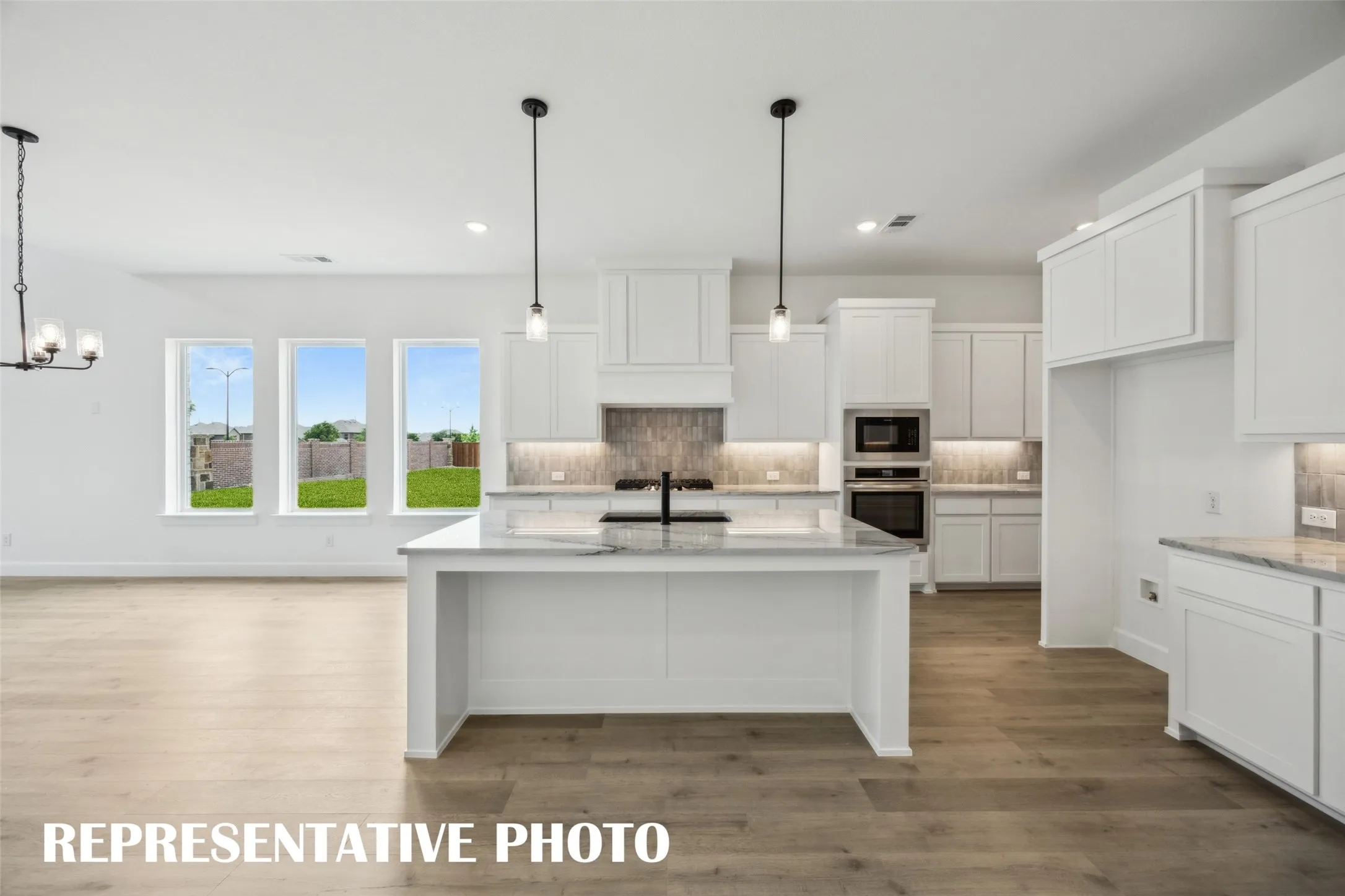 You'll find outstanding storage and prep space in this fantastic kitchen!  REPRESENTATIVE PHOTO