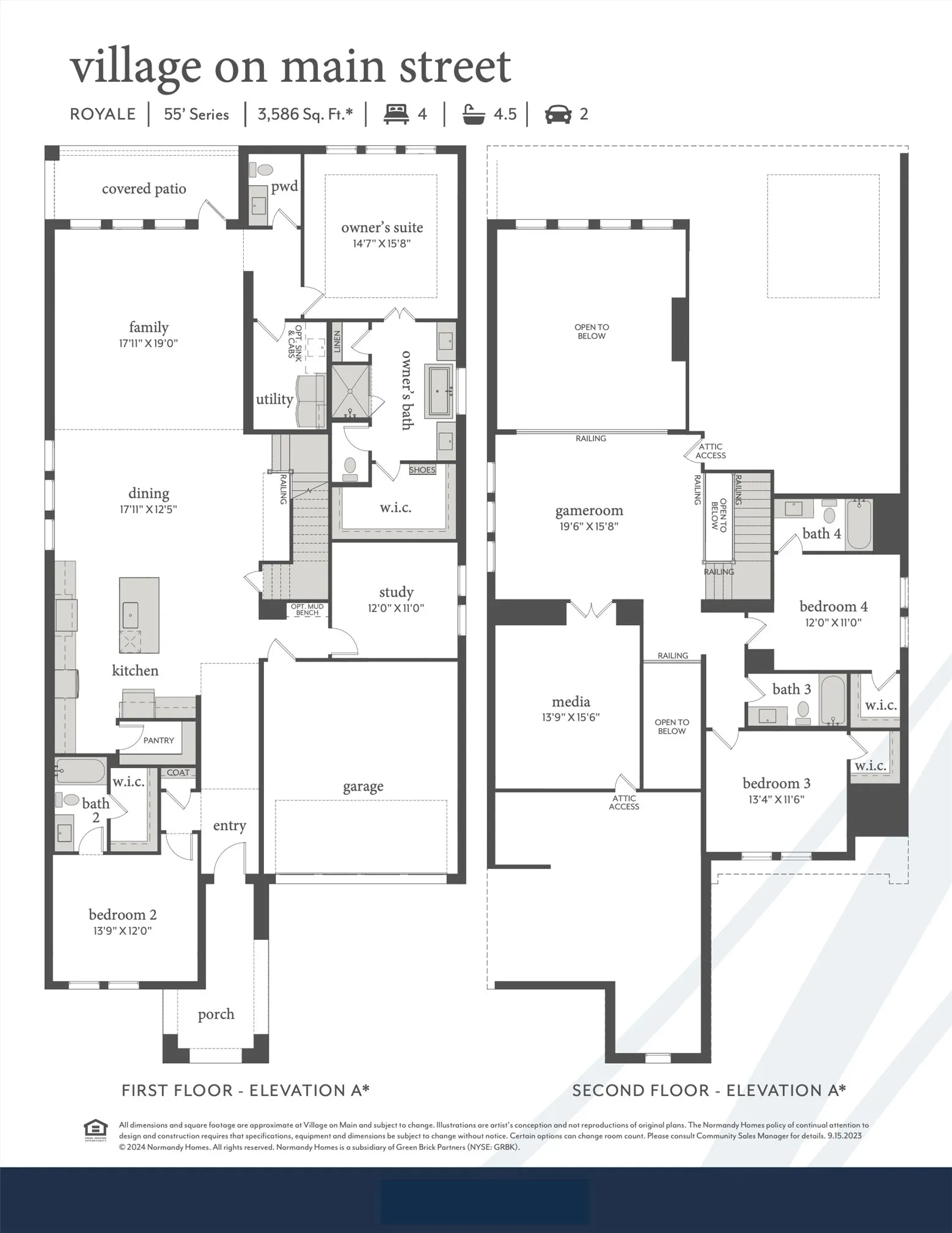 Designed for the family who loves to entertain, our Royale plan offers a fantastic open concept floor plan with plenty of space for family and friends!