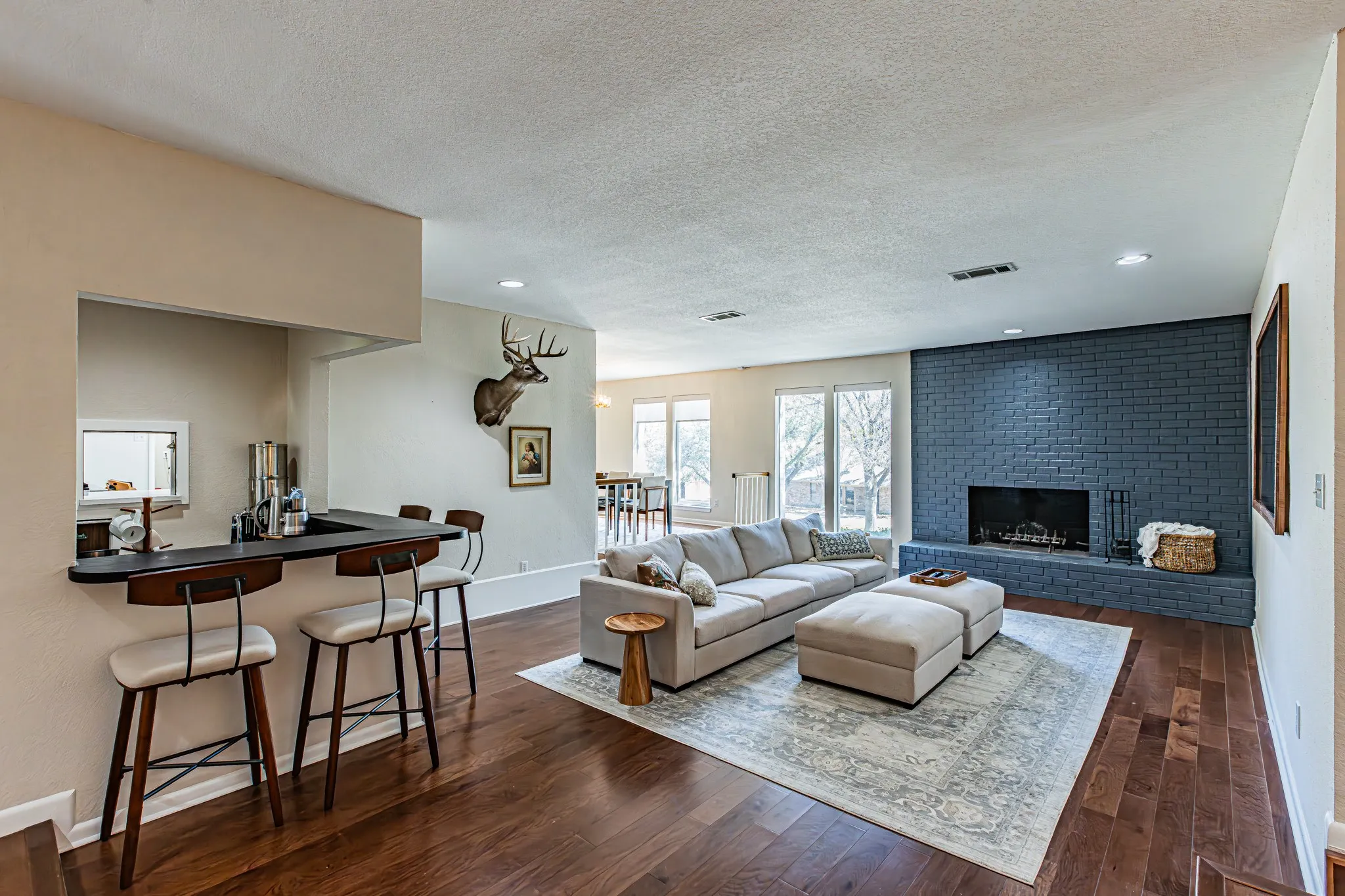 with wet bar