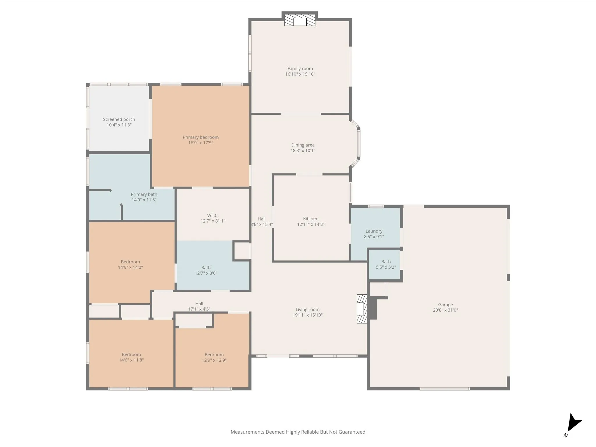 Please notice the size of these bedrooms if you like large ones.