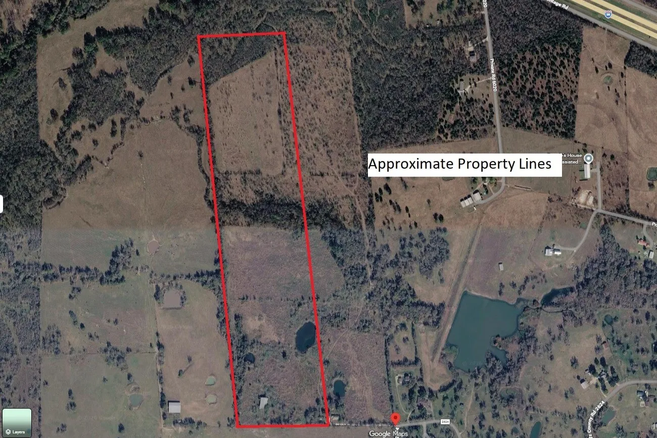 Map / location featuring property boundaries highlighted