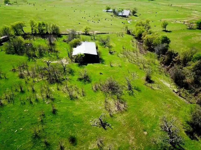 Overview of rural landscape with a pastoral area