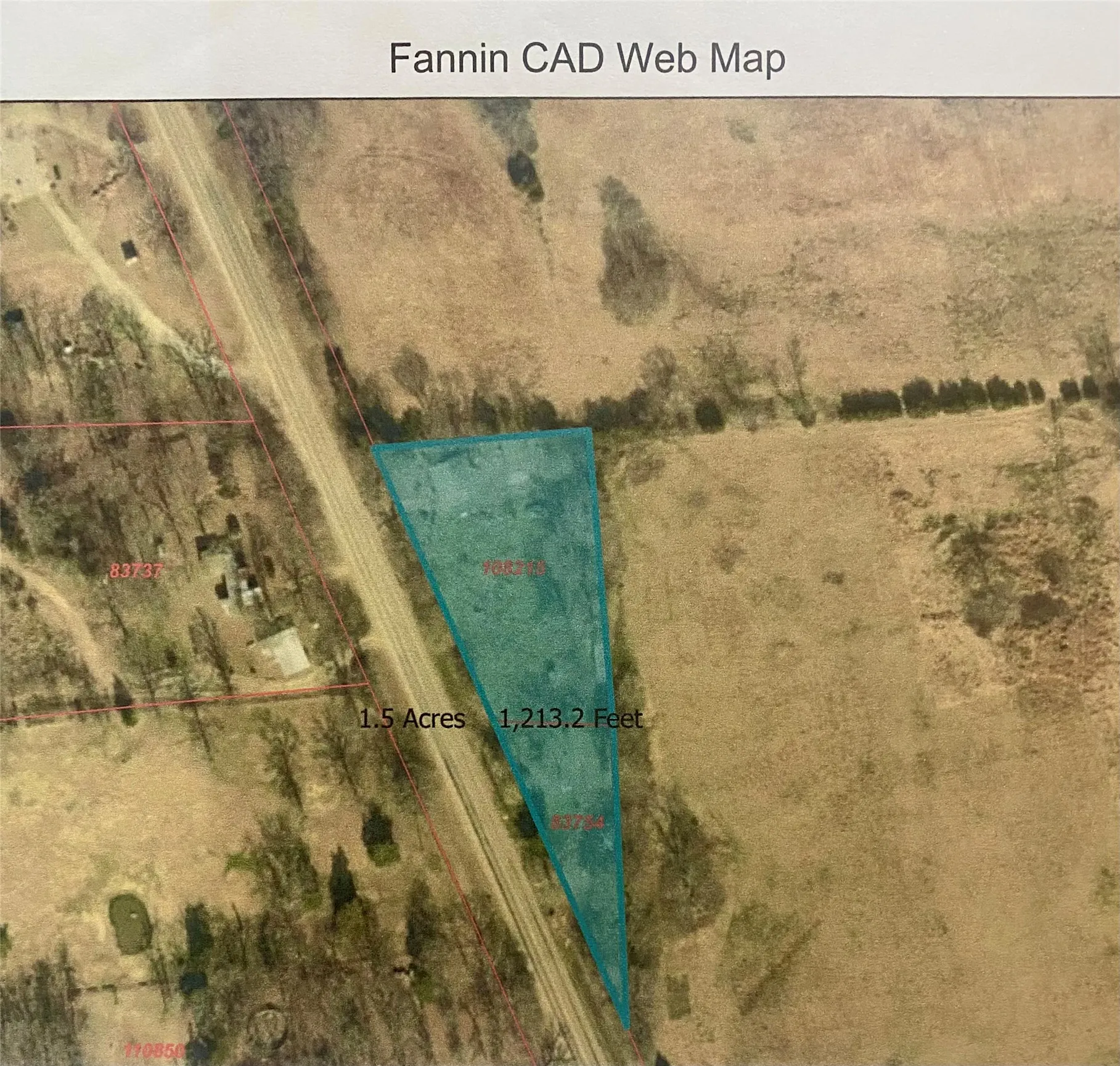 Map of property location featuring property boundaries highlighted
