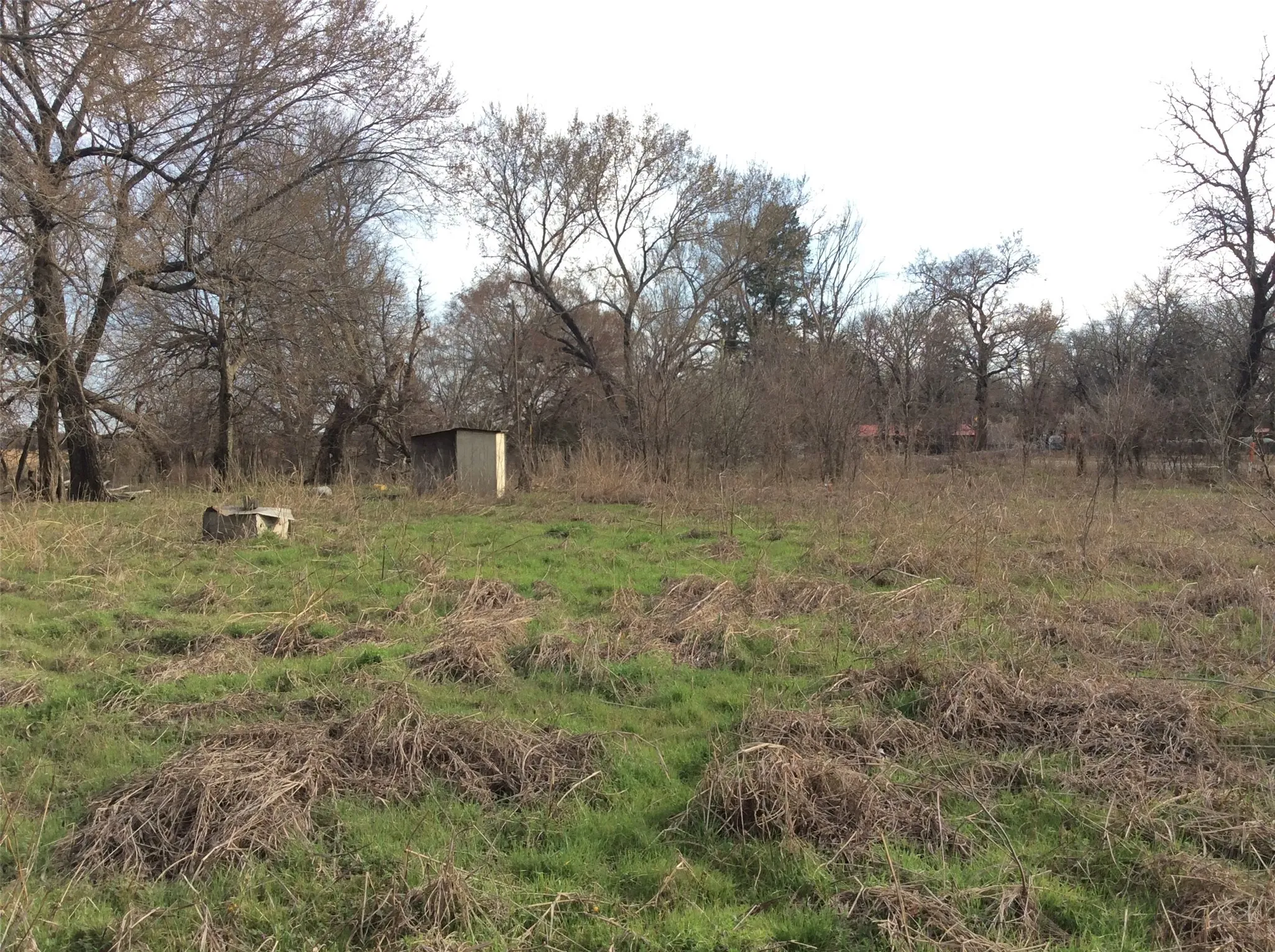 View of yard with a rural view